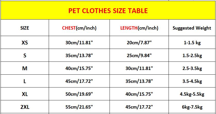 Pet Dog Jumpsuit for Small Medium Dogs