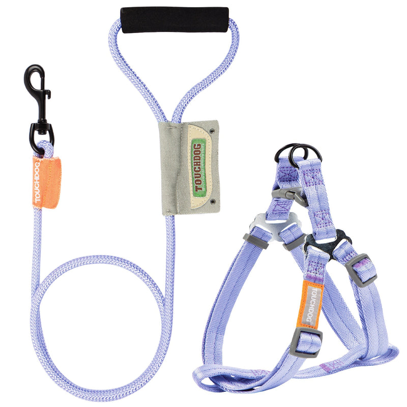 Touchdog Macaron 2-in-1 Durable Nylon Dog Harness and Leash | HT Animal Supply