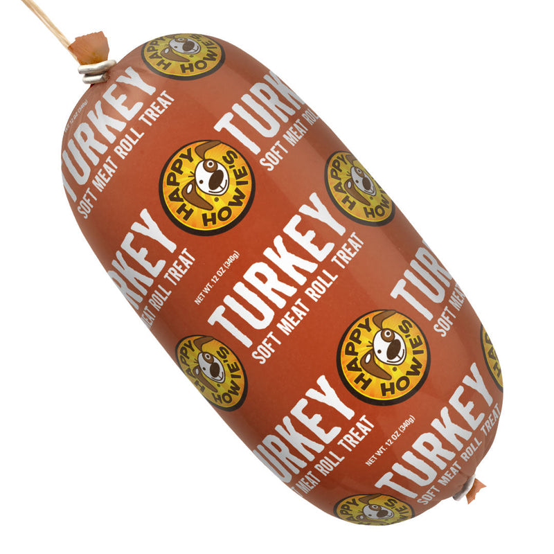 Happy Howies Turkey Meat Roll Dog Treat (12oz)