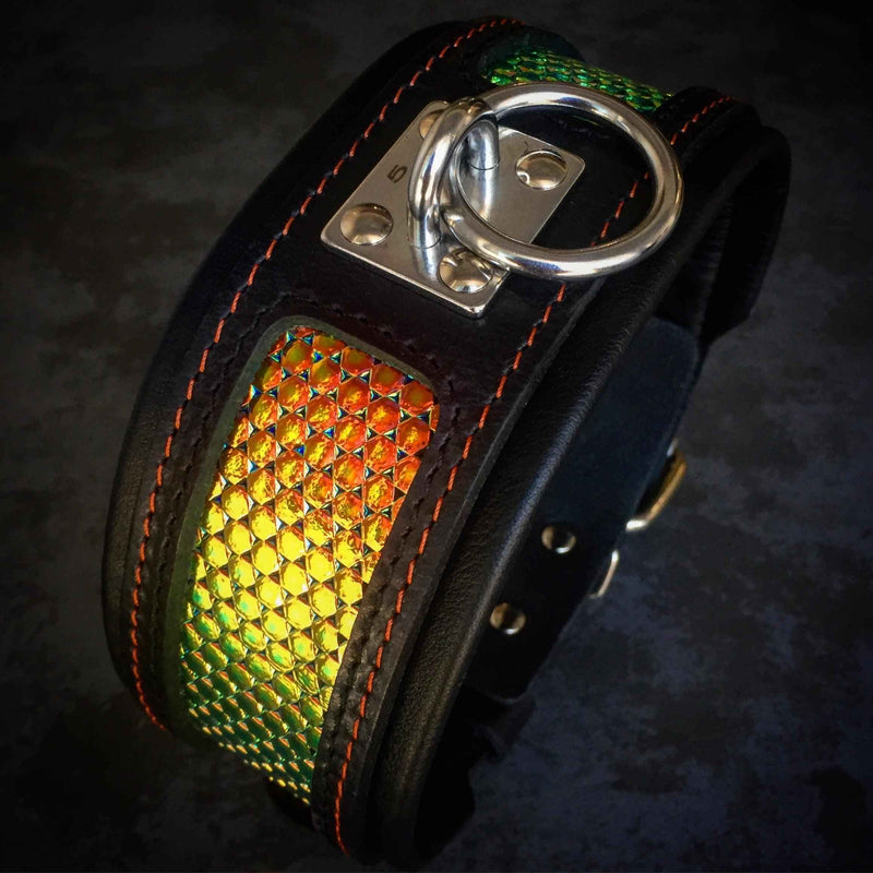 Bestia D'Albertis Leather Dog Collar
