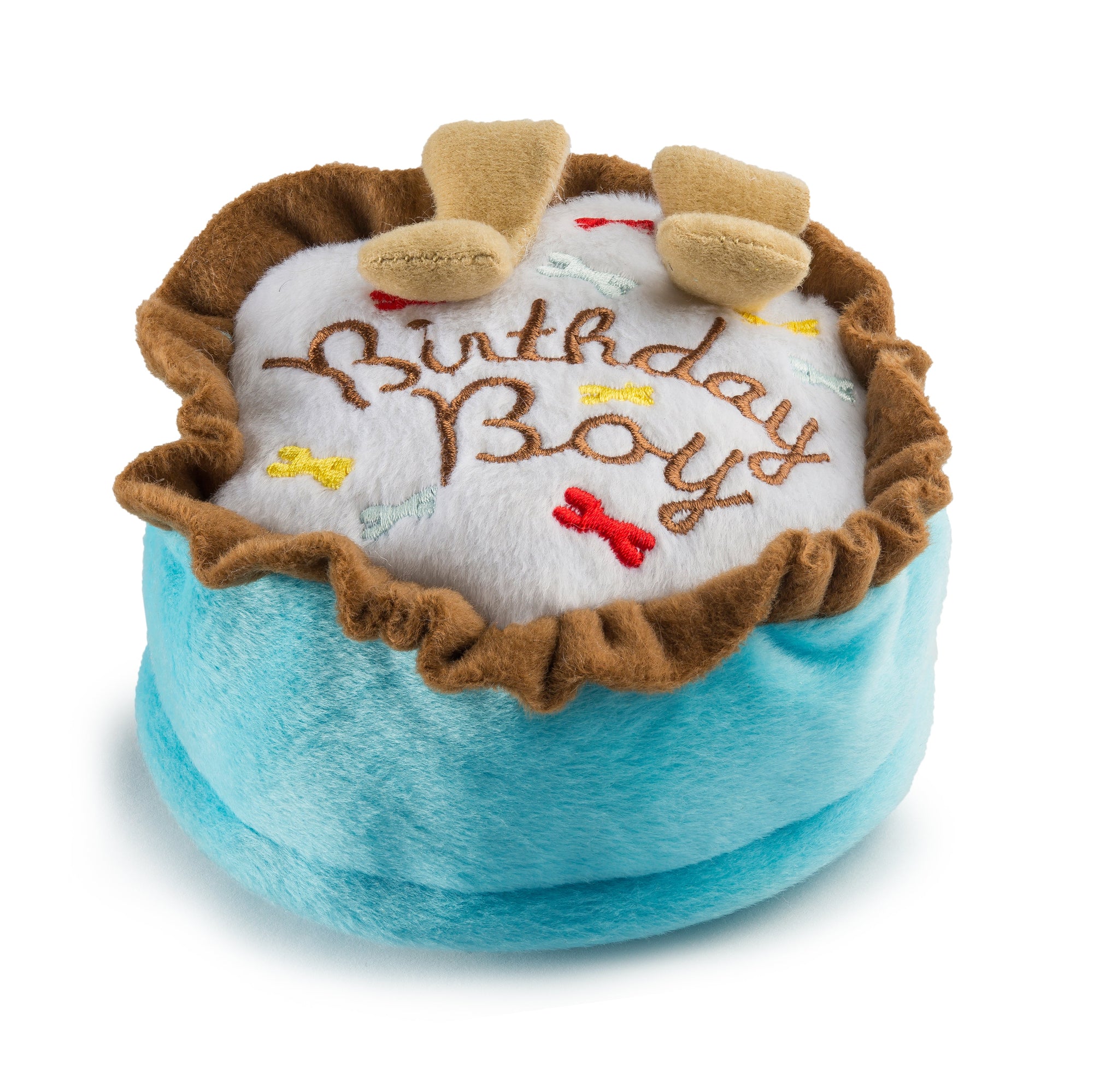 Haute Diggity Dog Birthday Boy Cake Plush Dog Toy