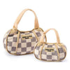 Tan Checker Chewy Vuiton Handbag