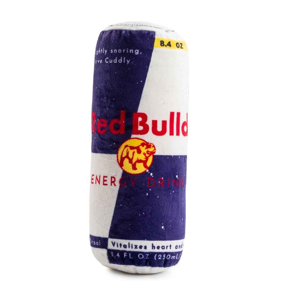 Haute Diggity Dog Red Bull Dog Energy Drink Plush Dog Toy
