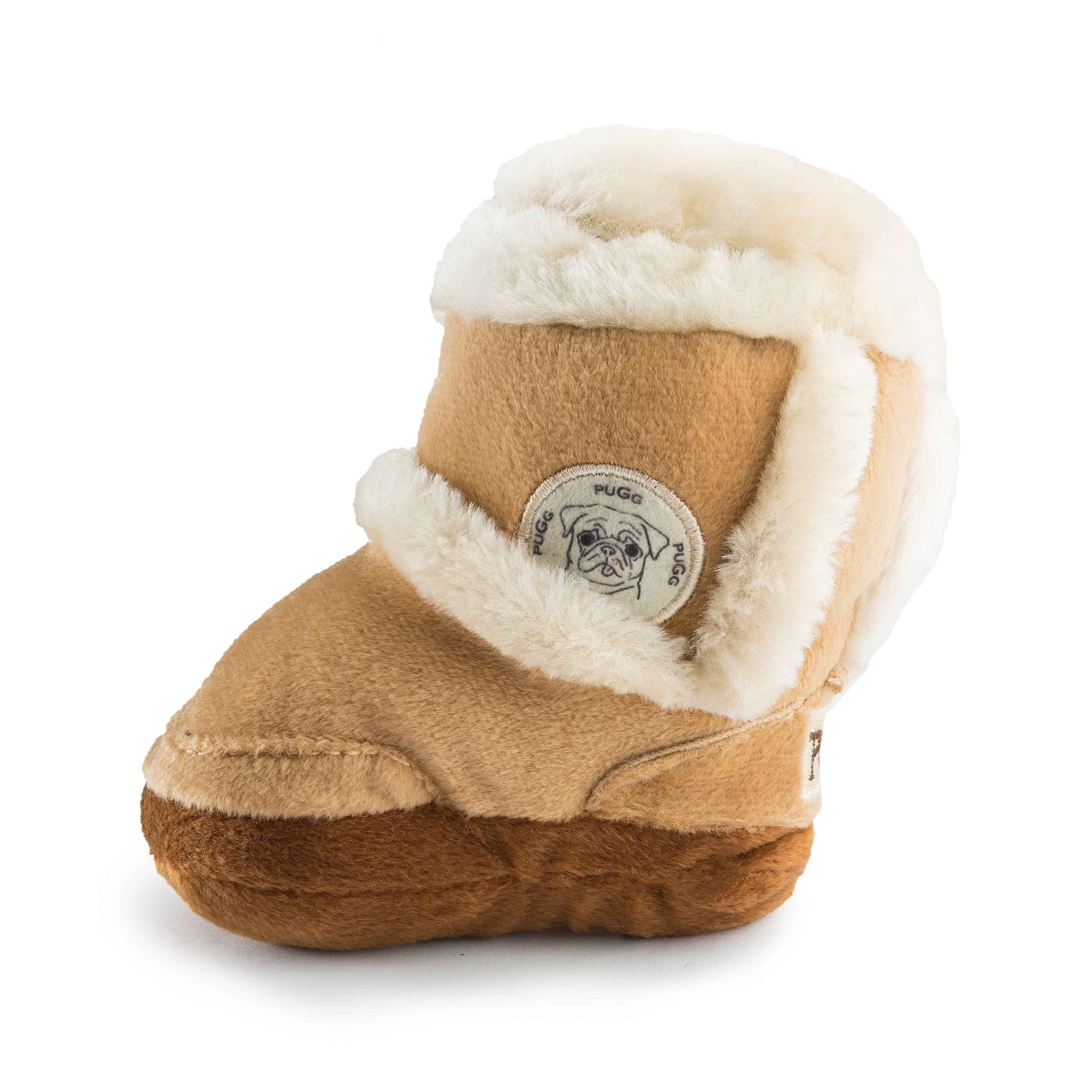 Haute Diggity Dog Pugg Boot Plush Dog Toy