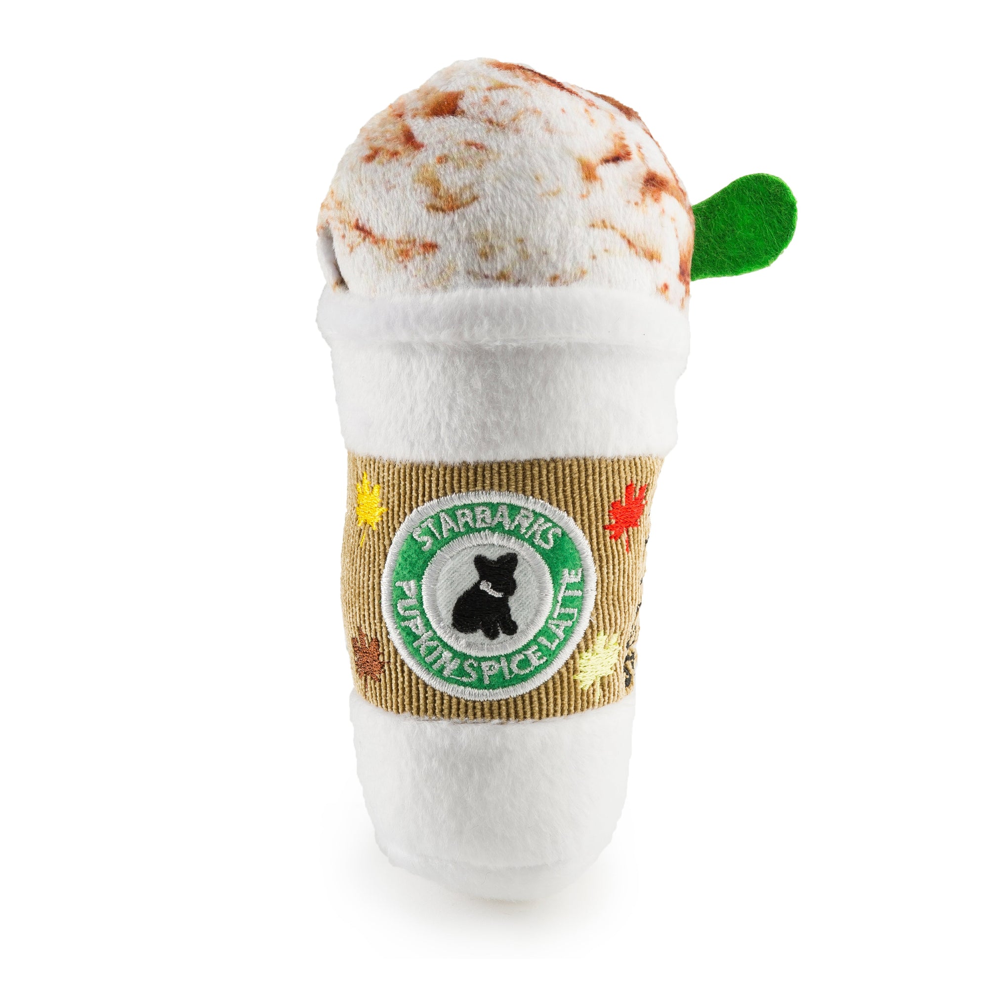 Haute Diggity Dog Starbarks Pupkin Spice Latte Plush Dog Toy
