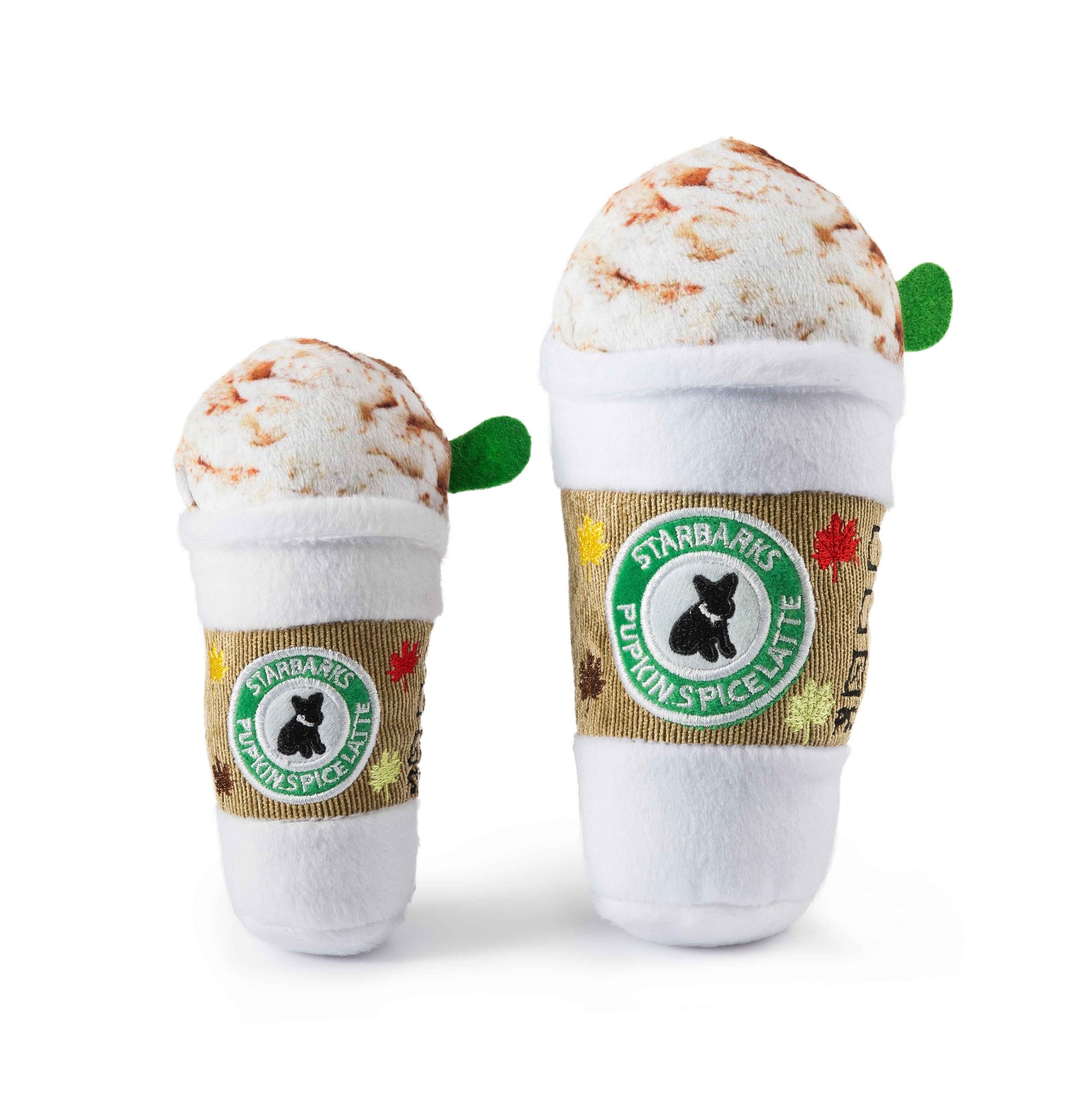 Haute Diggity Dog Starbarks Pupkin Spice Latte Plush Dog Toy