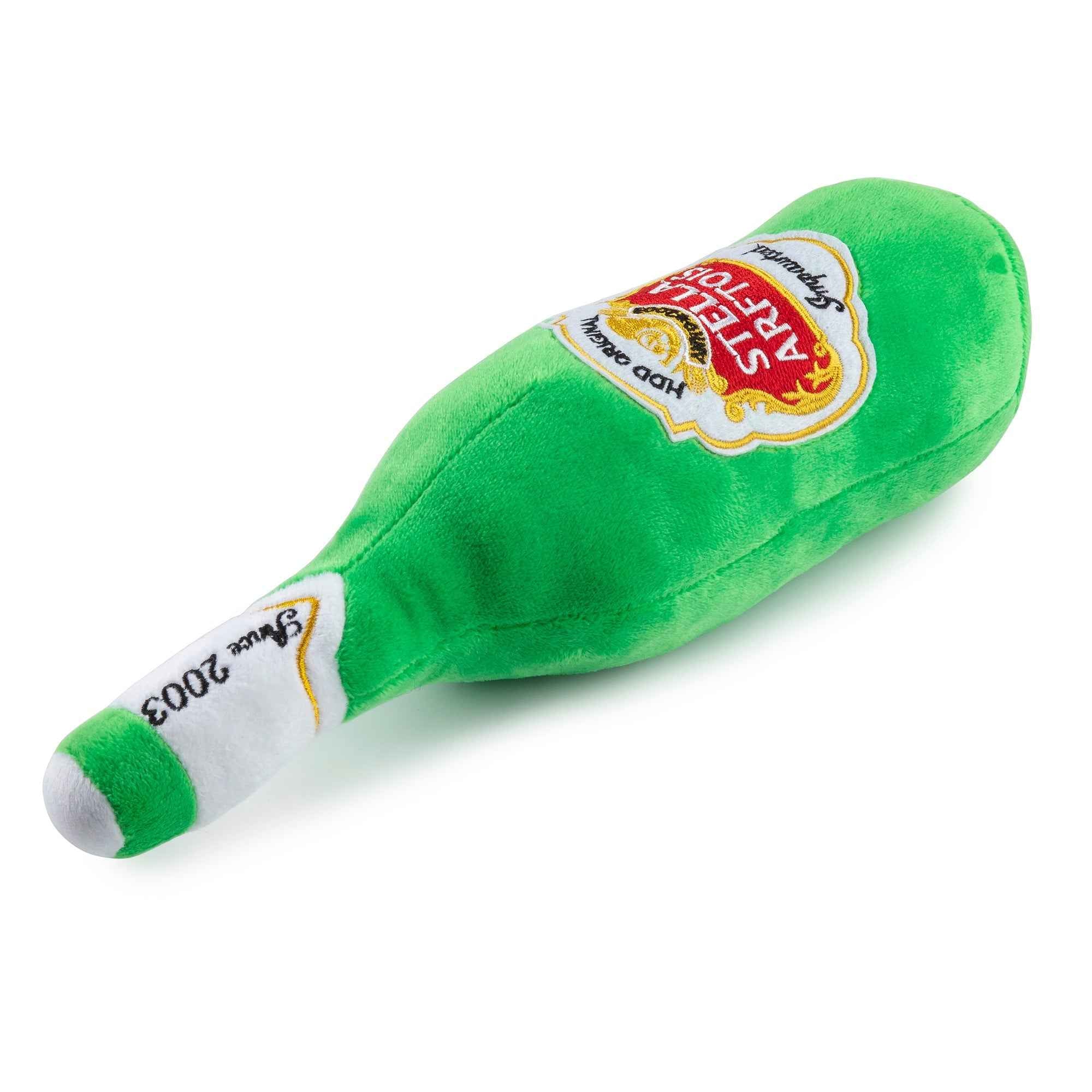 Haute Diggity Dog Stella Arftois Beer Bottle Plush Dog Toy