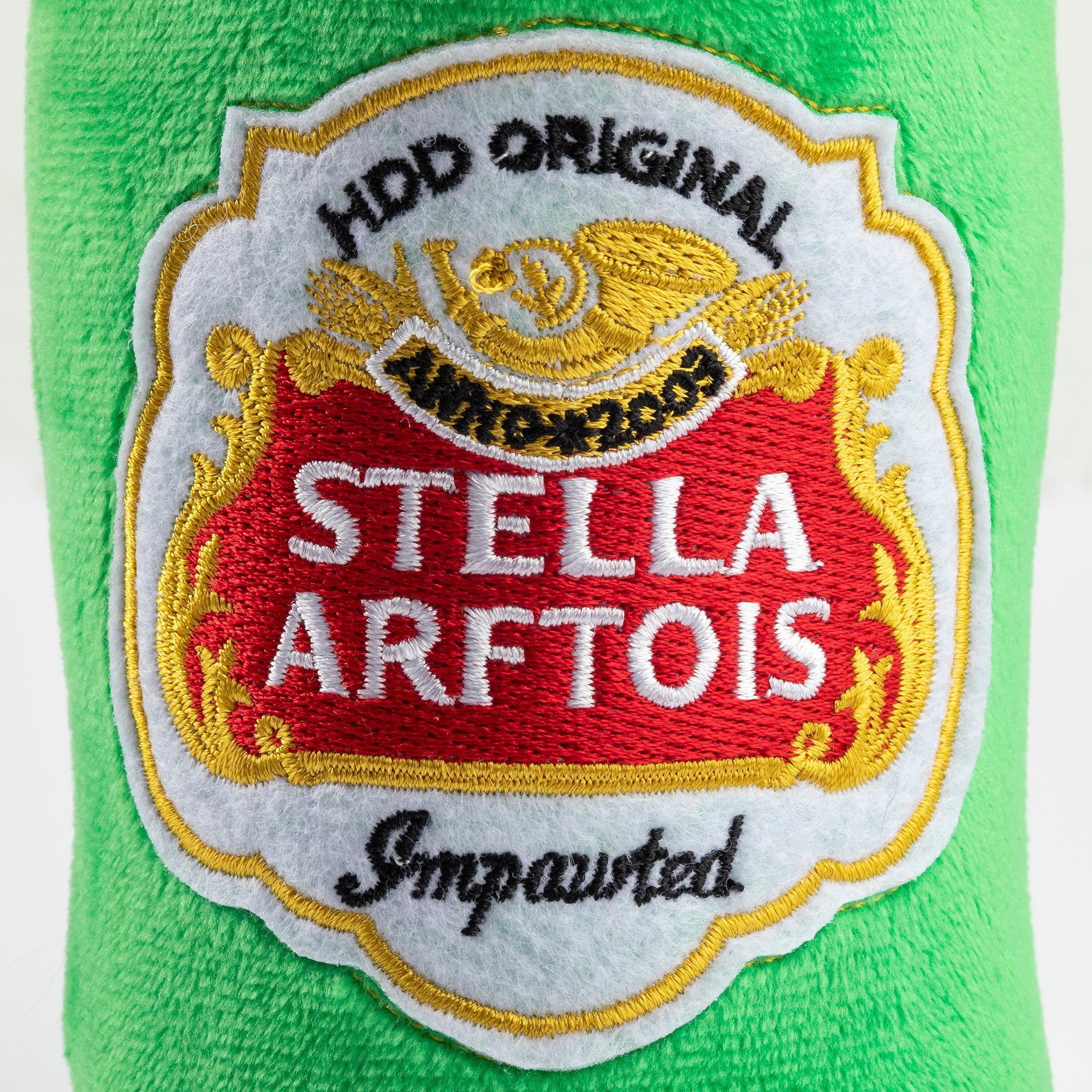 Haute Diggity Dog Stella Arftois Beer Bottle Plush Dog Toy