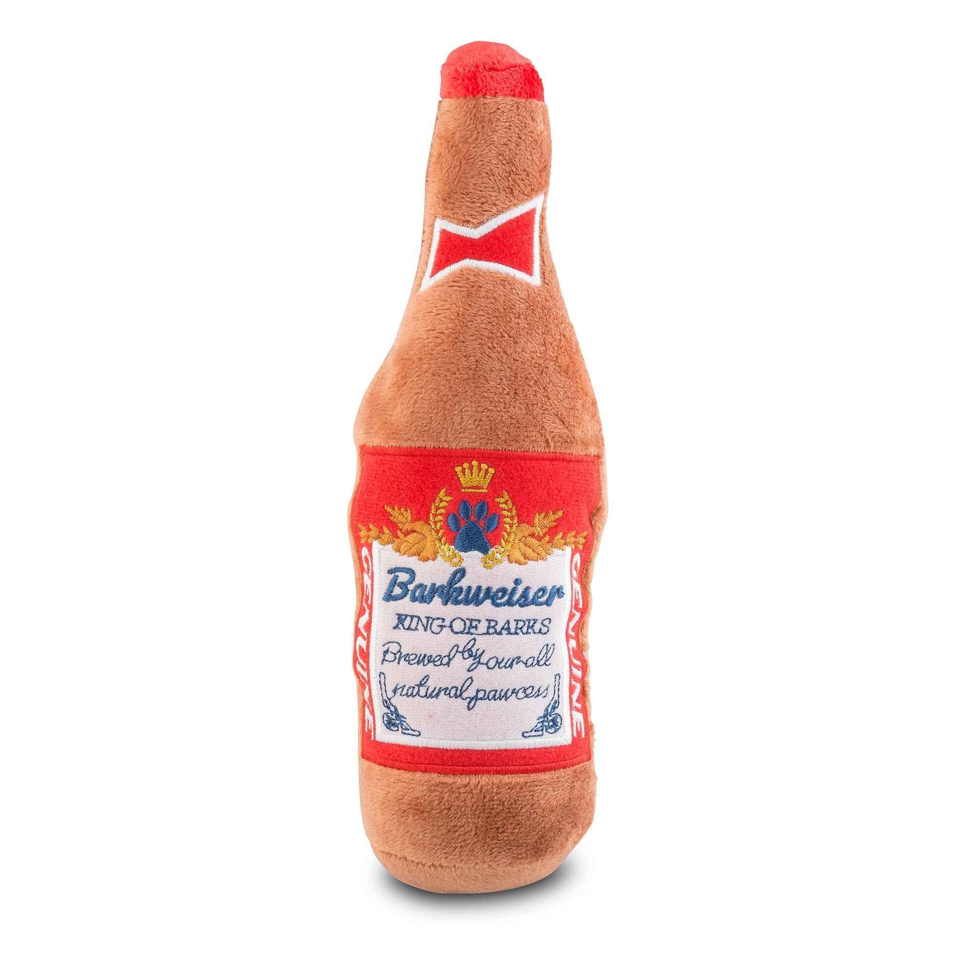 Haute Diggity Dog Barkweiser Beer Bottle Plush Dog Toy
