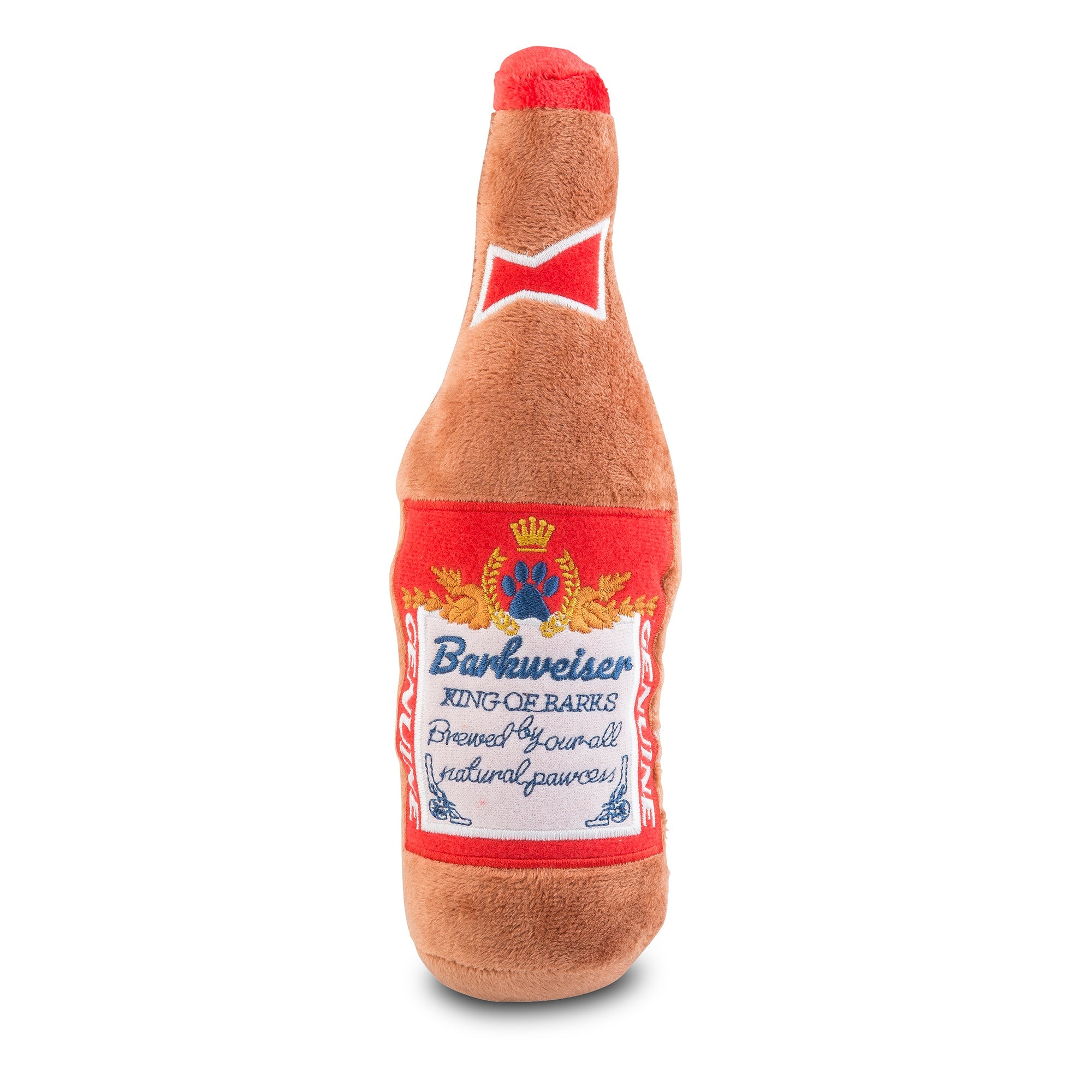 Haute Diggity Dog Barkweiser Beer Bottle Plush Dog Toy