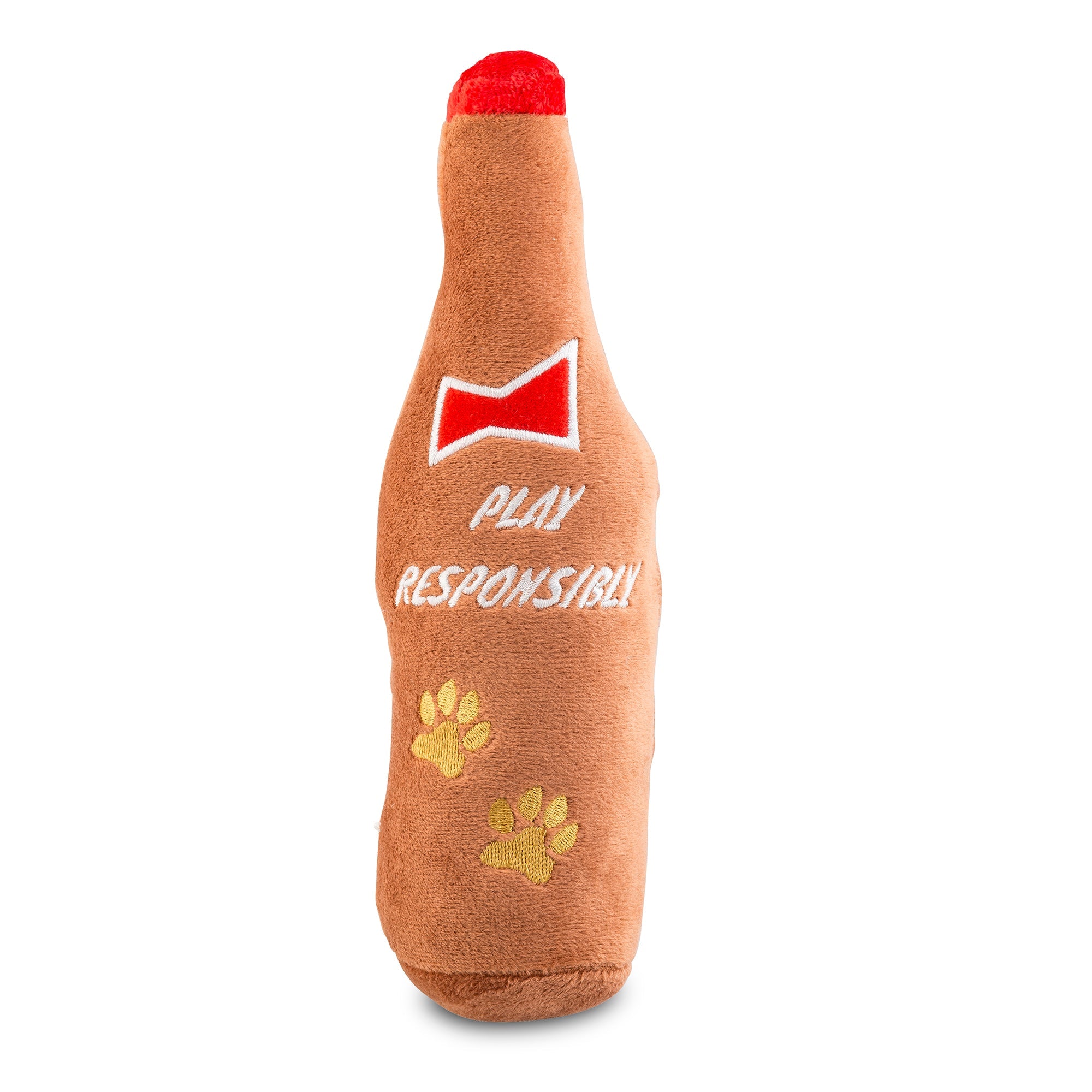 Haute Diggity Dog Barkweiser Beer Bottle Plush Dog Toy