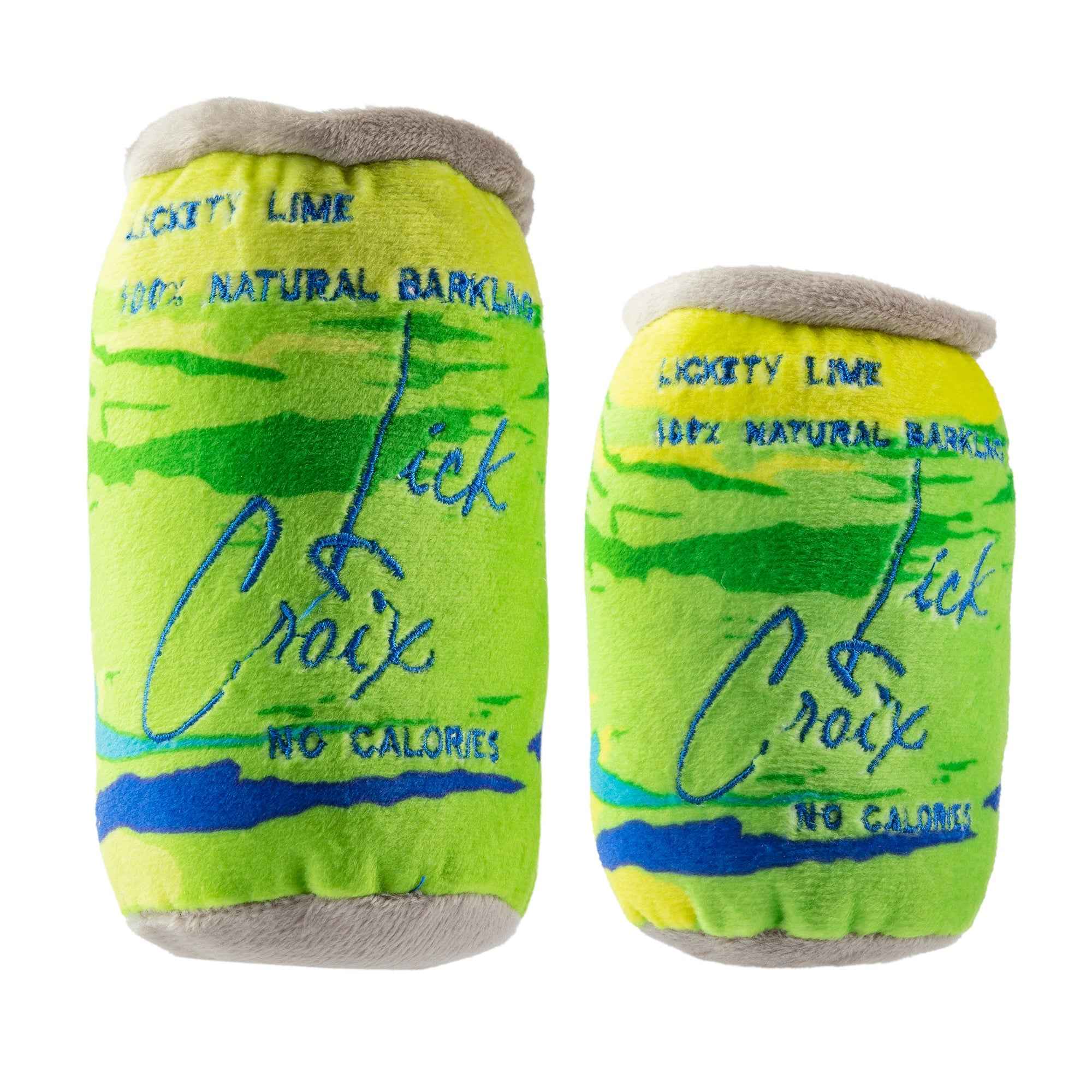 Haute Diggity Dog LickCroix Barkling Water Lickety Lime Plush Dog Toy