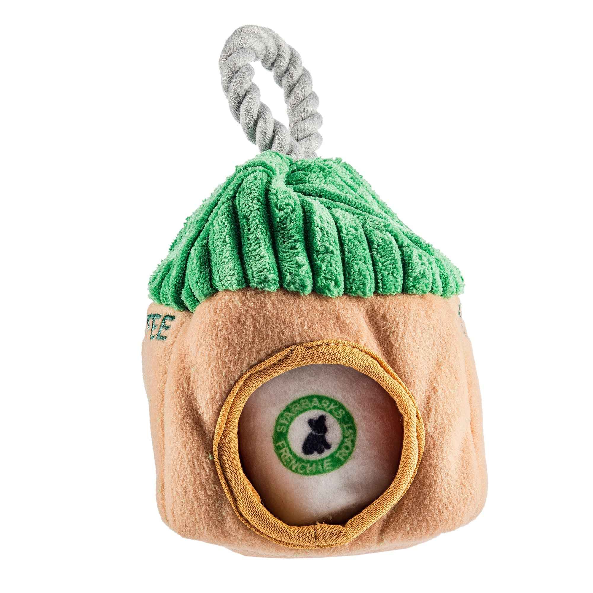 Haute Diggity Dog Starbarks Coffee House Interactive Plush Dog Toy
