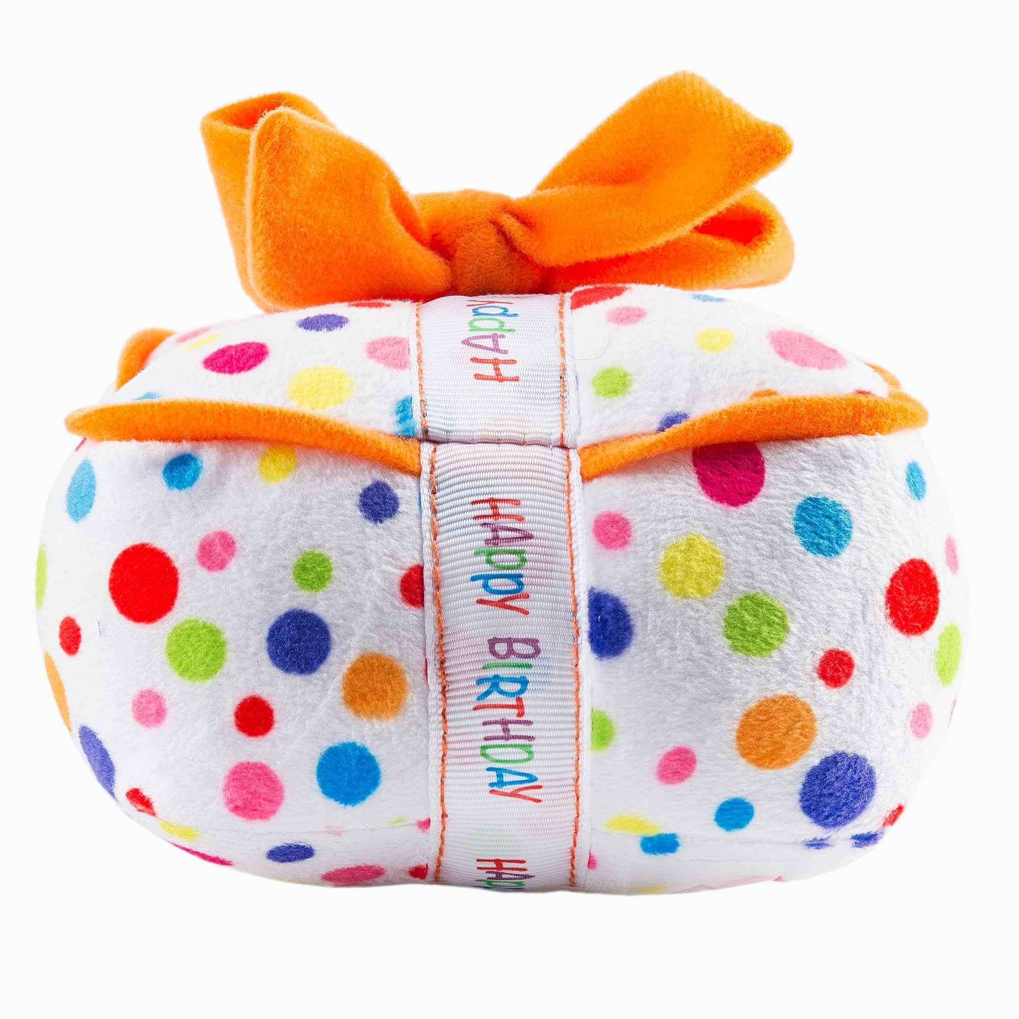 Haute Diggity Dog Happy Birthday Gift Box Plush Dog Toy