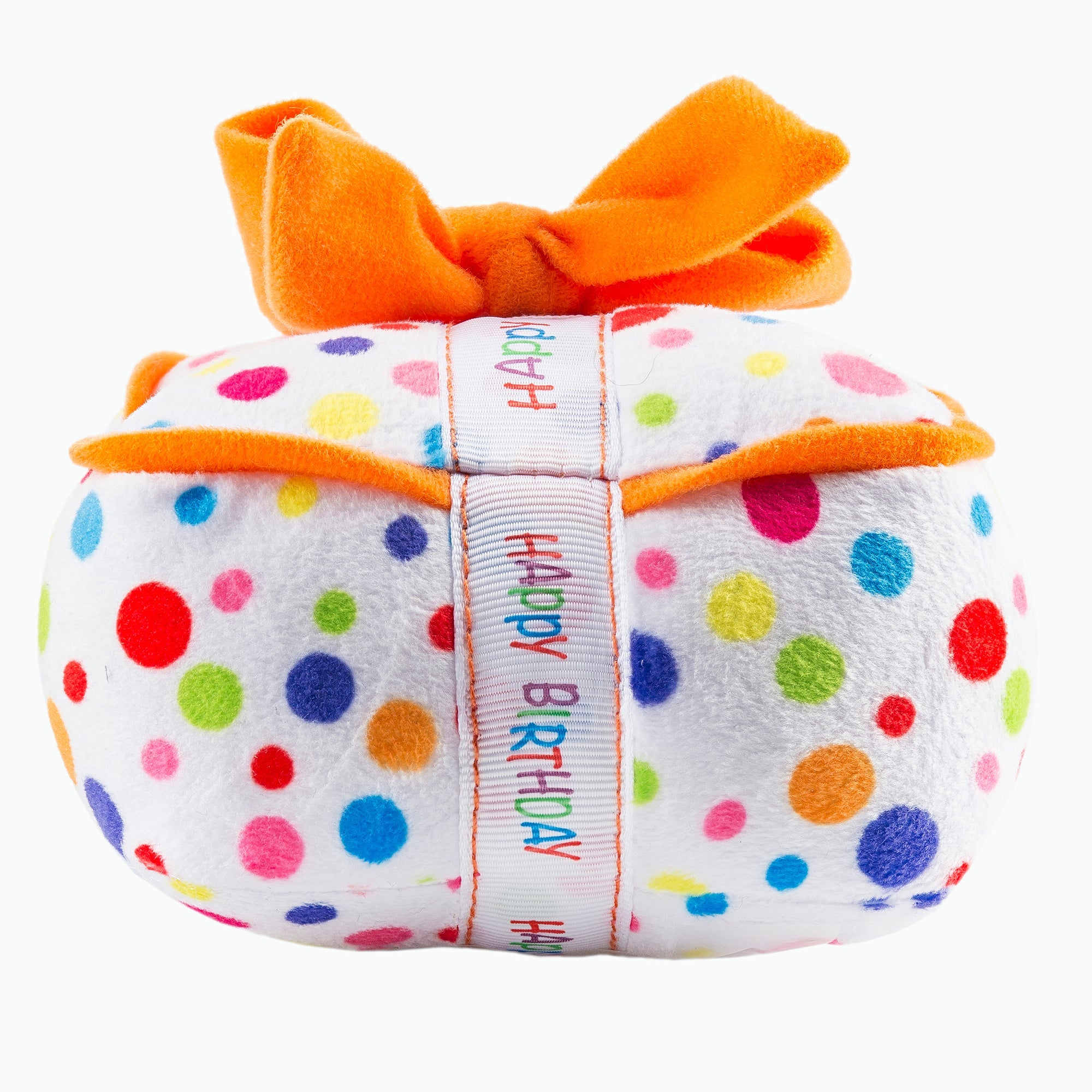 Haute Diggity Dog Happy Birthday Gift Box Plush Dog Toy