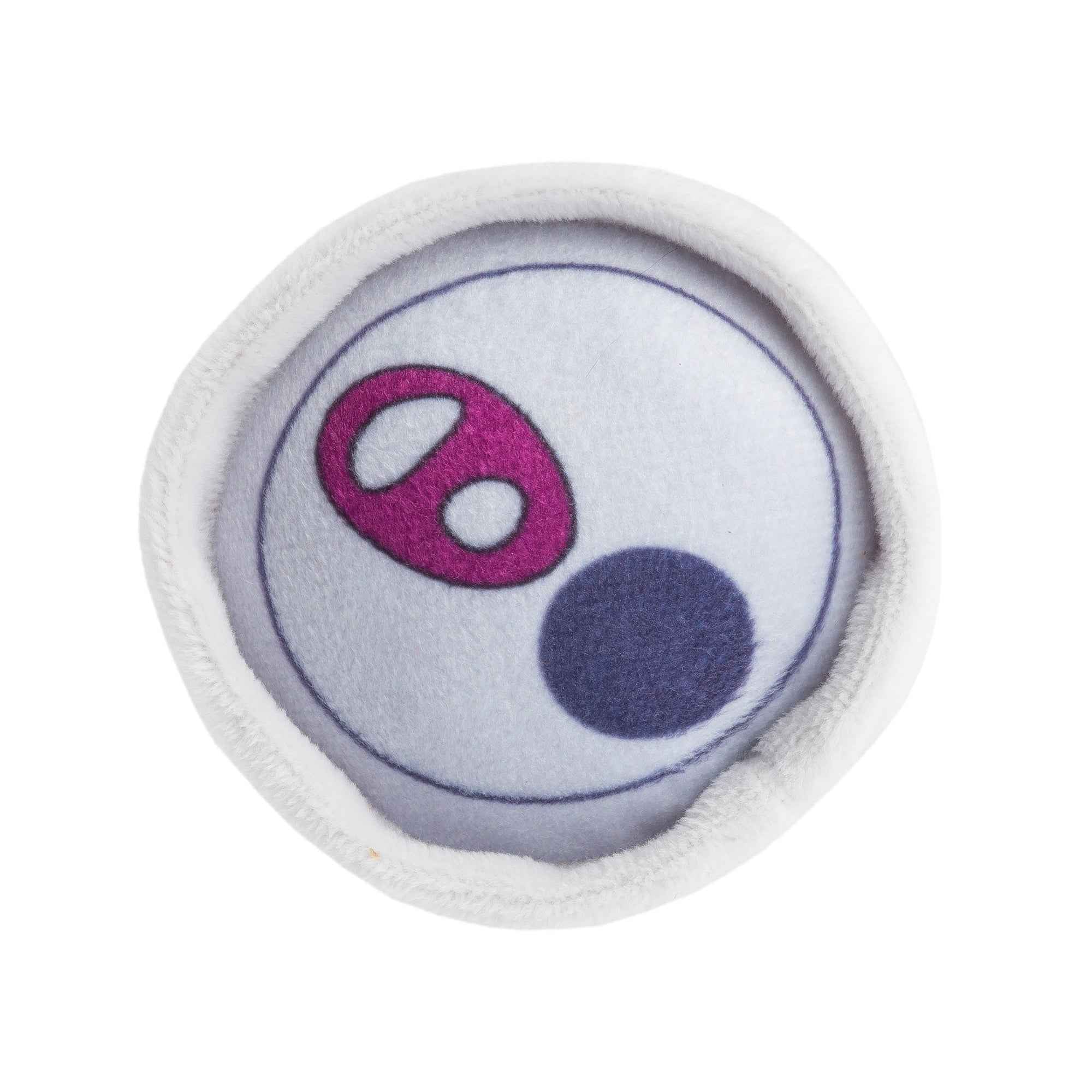 Haute Diggity Dog White Paw Bark Cherry Plush Dog Toy