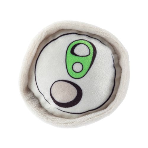 Haute Diggity Dog White Paw Waggermelon Plush Dog Toy