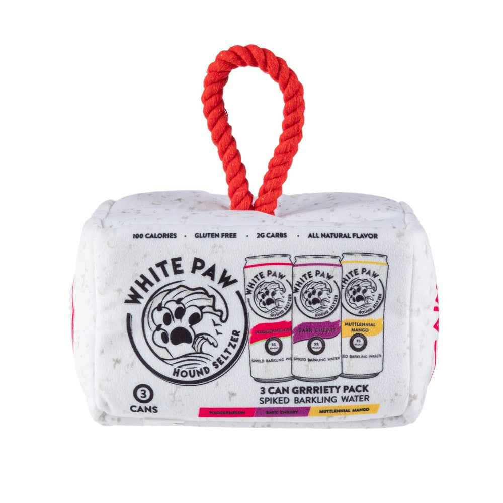 Haute Diggity Dog White Paw Grrriety Pack Activity House Plush Dog Toy