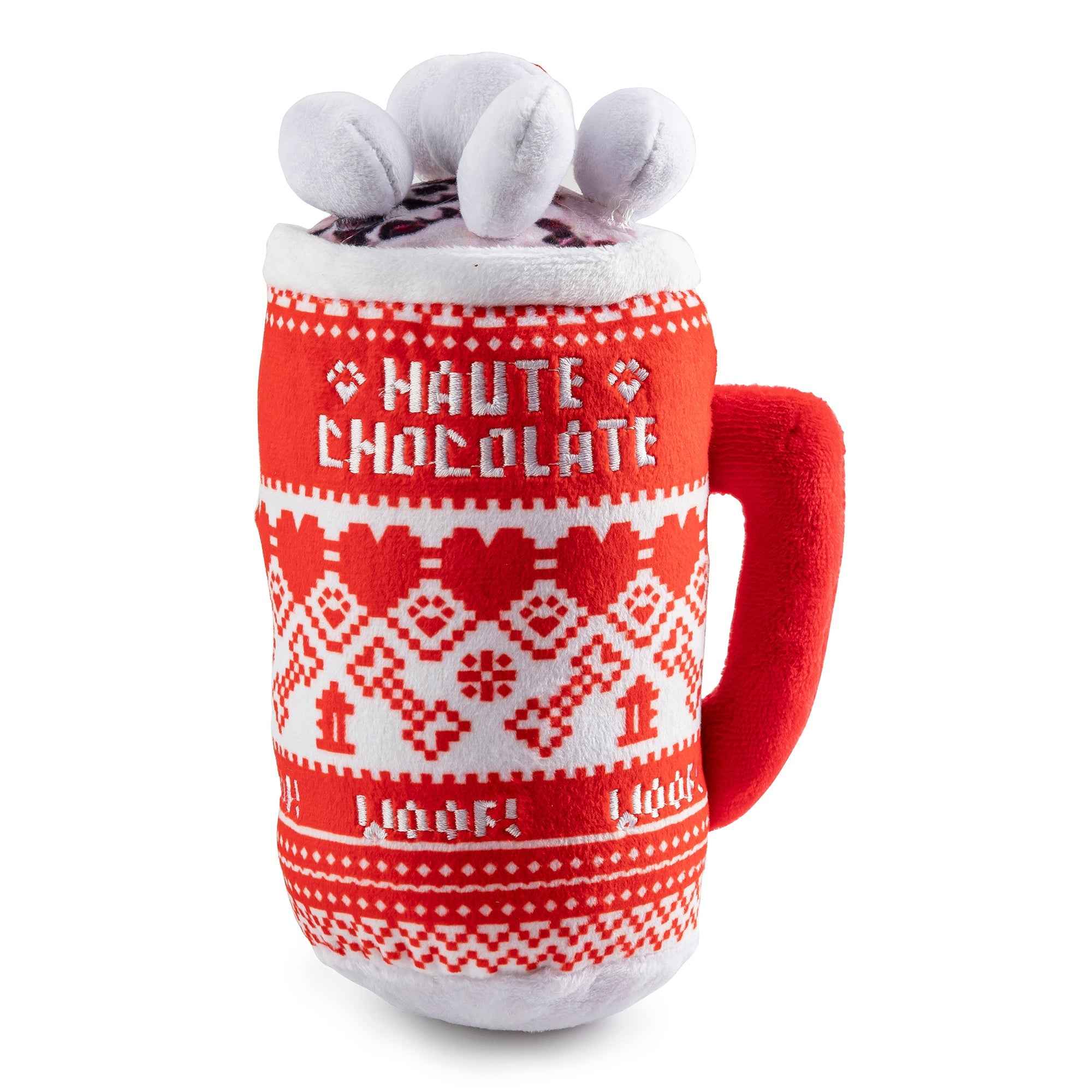 Haute Diggity Dog Haute Chocolate Holiday Christmas Plush Dog Toy