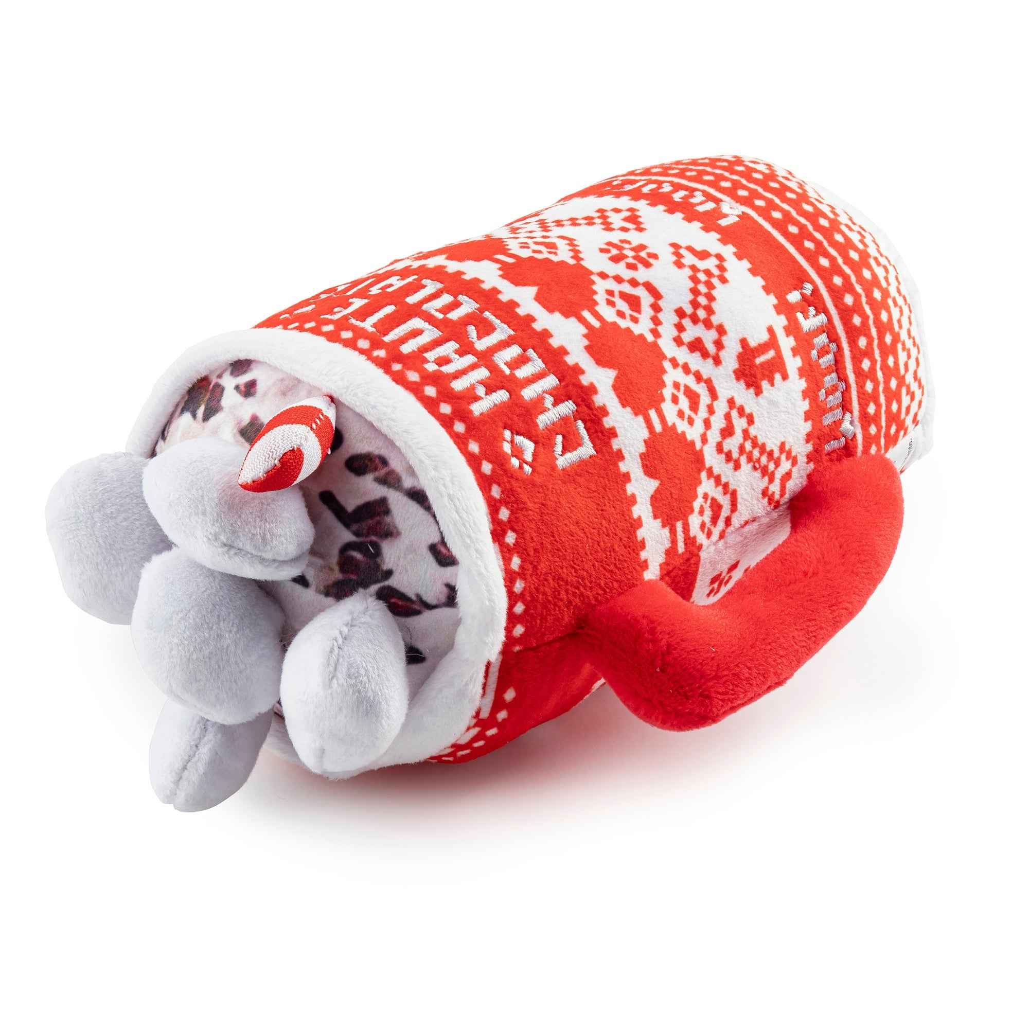 Haute Diggity Dog Haute Chocolate Holiday Christmas Plush Dog Toy