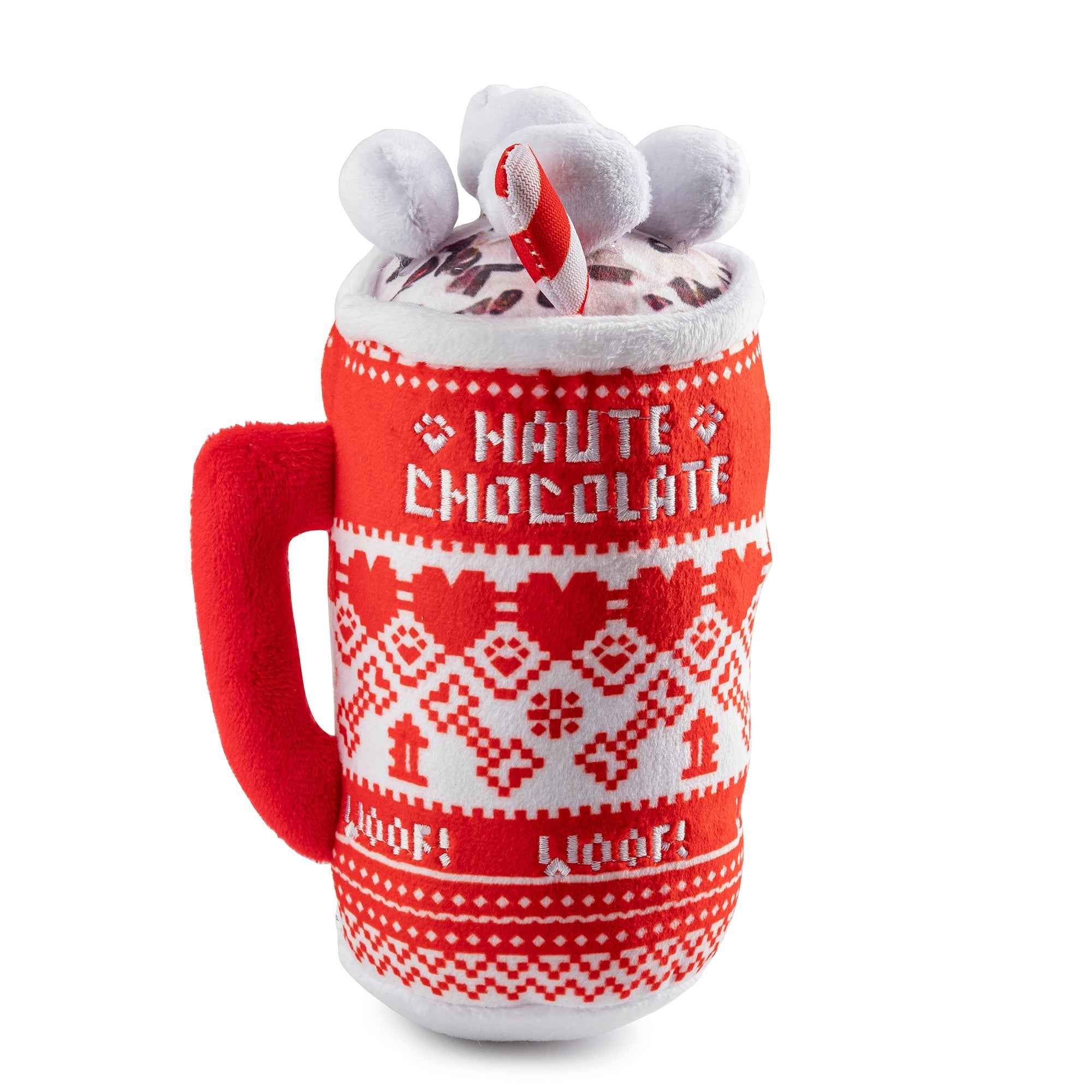 Haute Diggity Dog Haute Chocolate Holiday Christmas Plush Dog Toy
