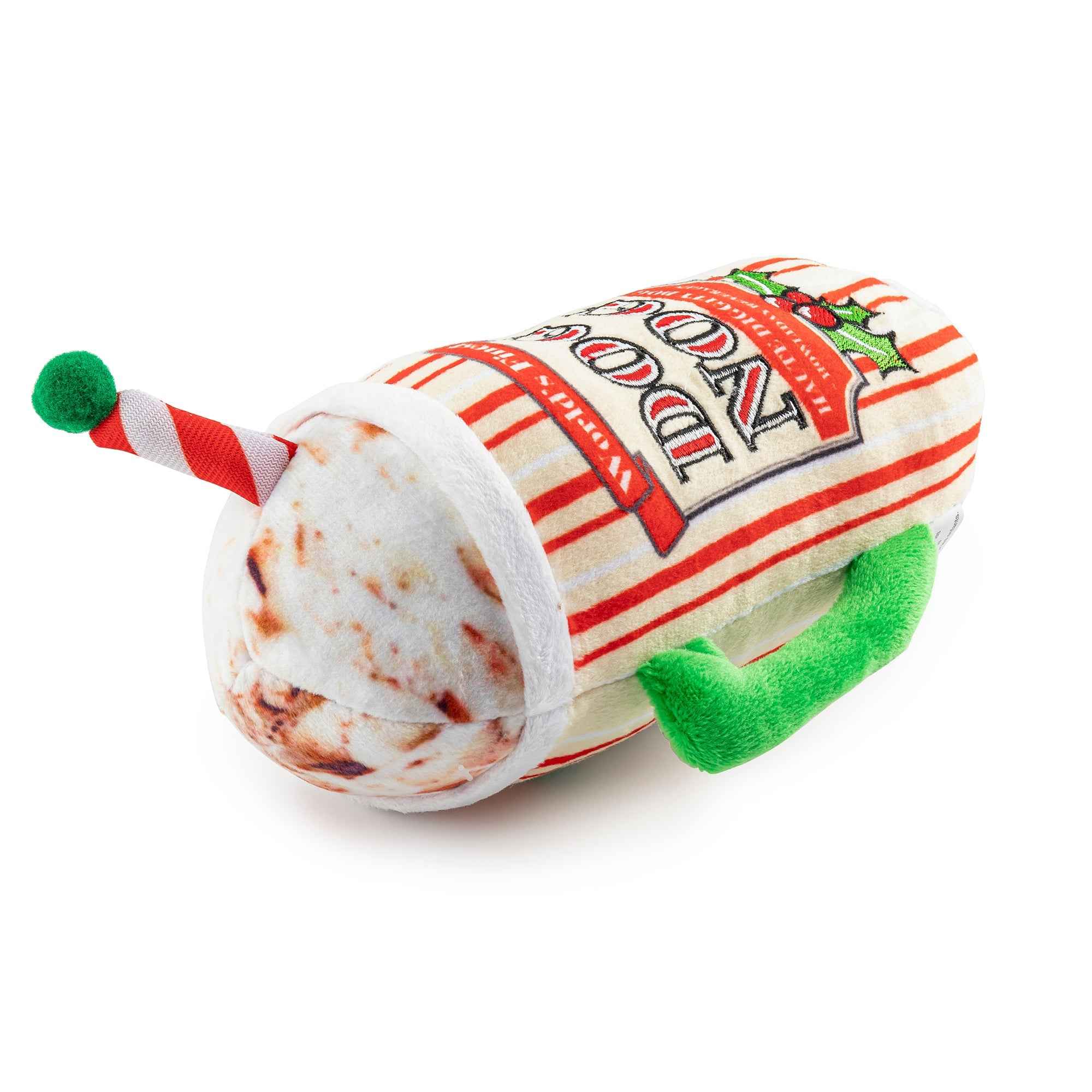 Haute Diggity Dog Dog Nog Holiday Christmas Plush Dog Toy