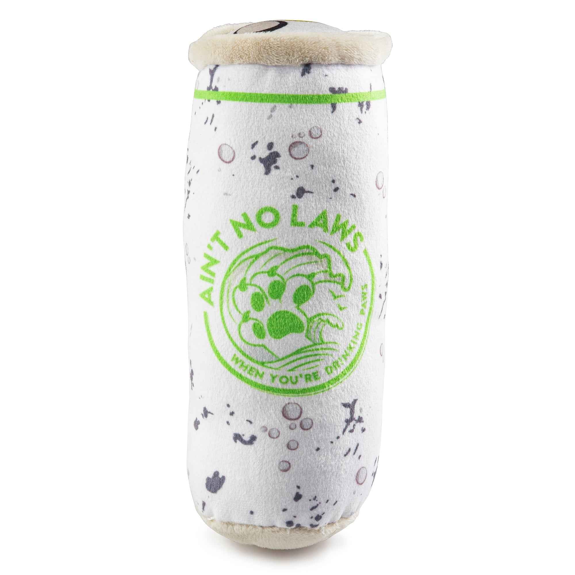 Haute Diggity Dog White Paw Lickety Lime Plush Dog Toy