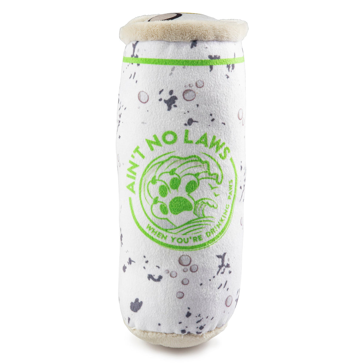 Haute Diggity Dog White Paw Lickety Lime Plush Dog Toy
