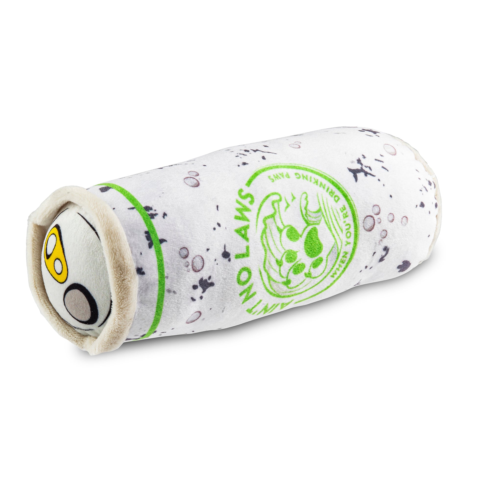 Haute Diggity Dog White Paw Lickety Lime Plush Dog Toy