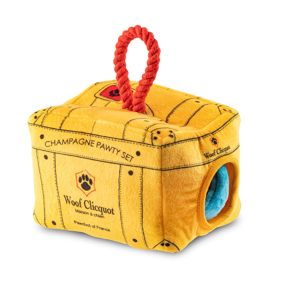 Haute Diggity Dog Woof Clicquot Pawty Set Plush Dog Toy