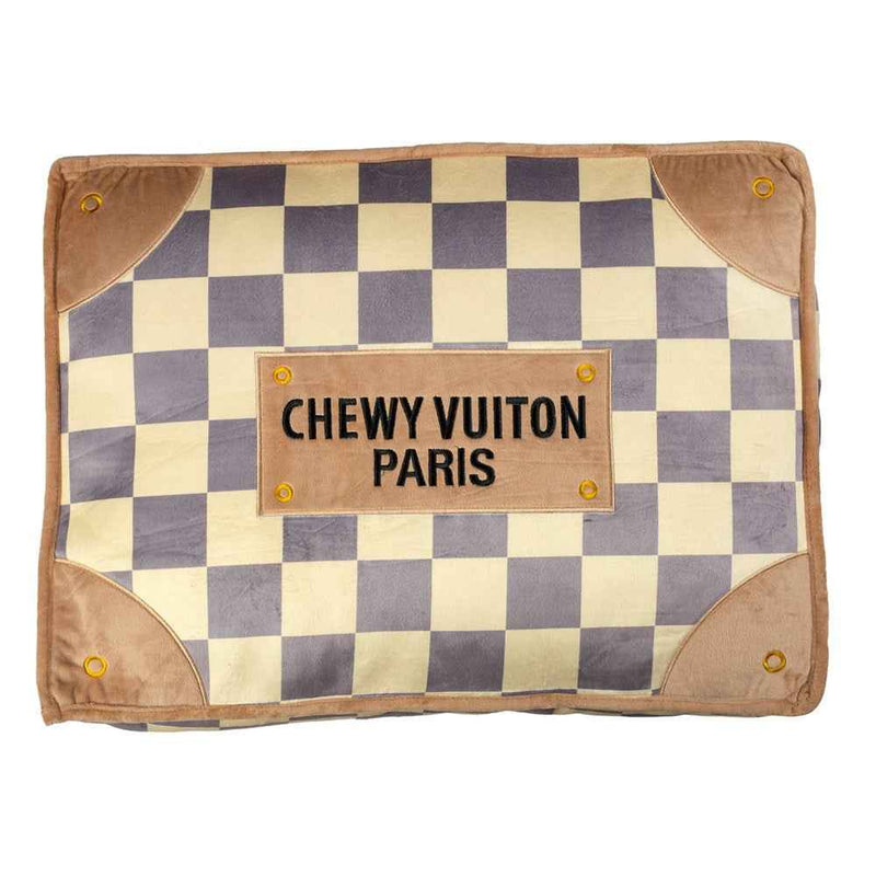 Haute Diggity Dog Checker Chewy Vuiton Bed Dog Bed
