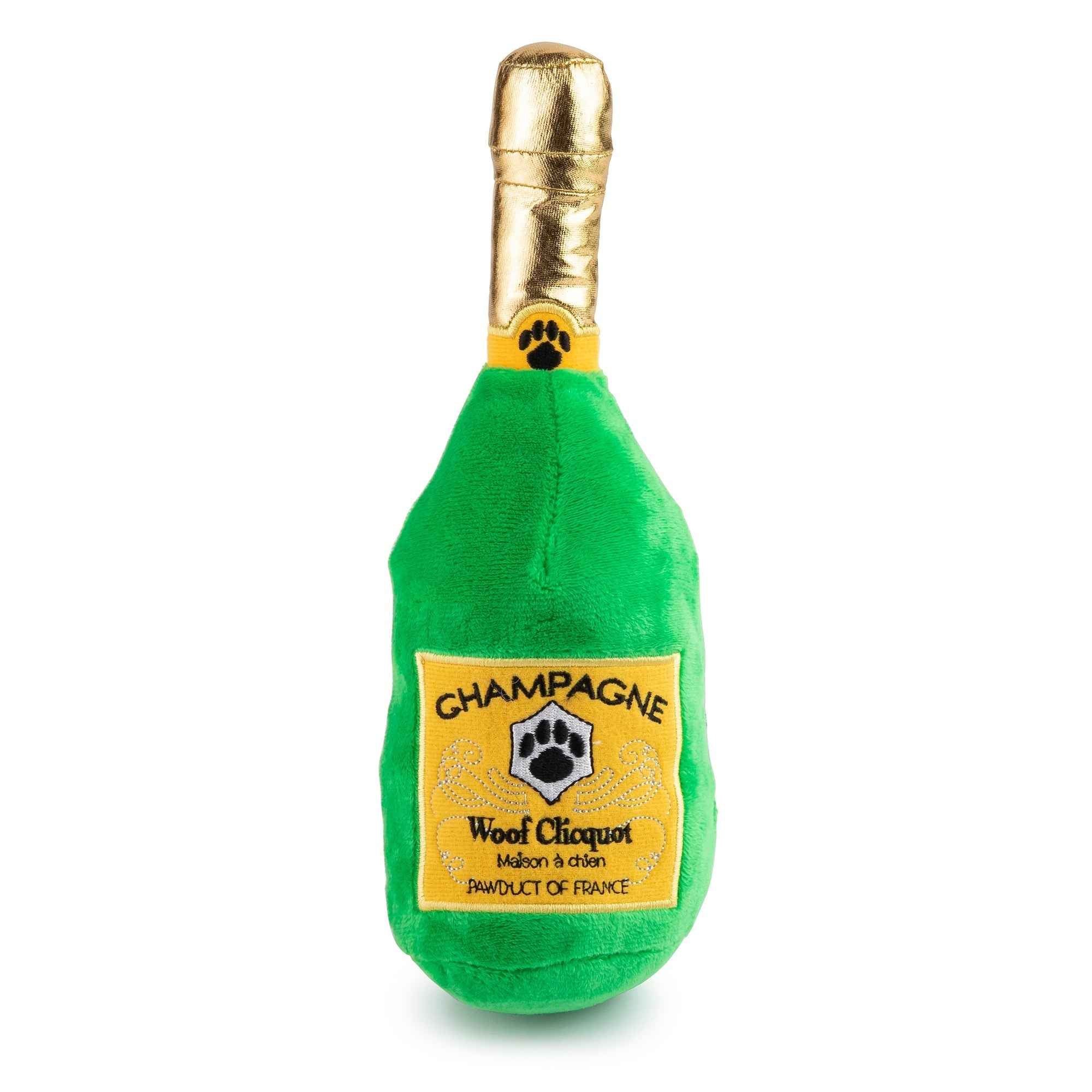 Haute Diggity Dog Woof Clicquot Classic Plush Dog Toy