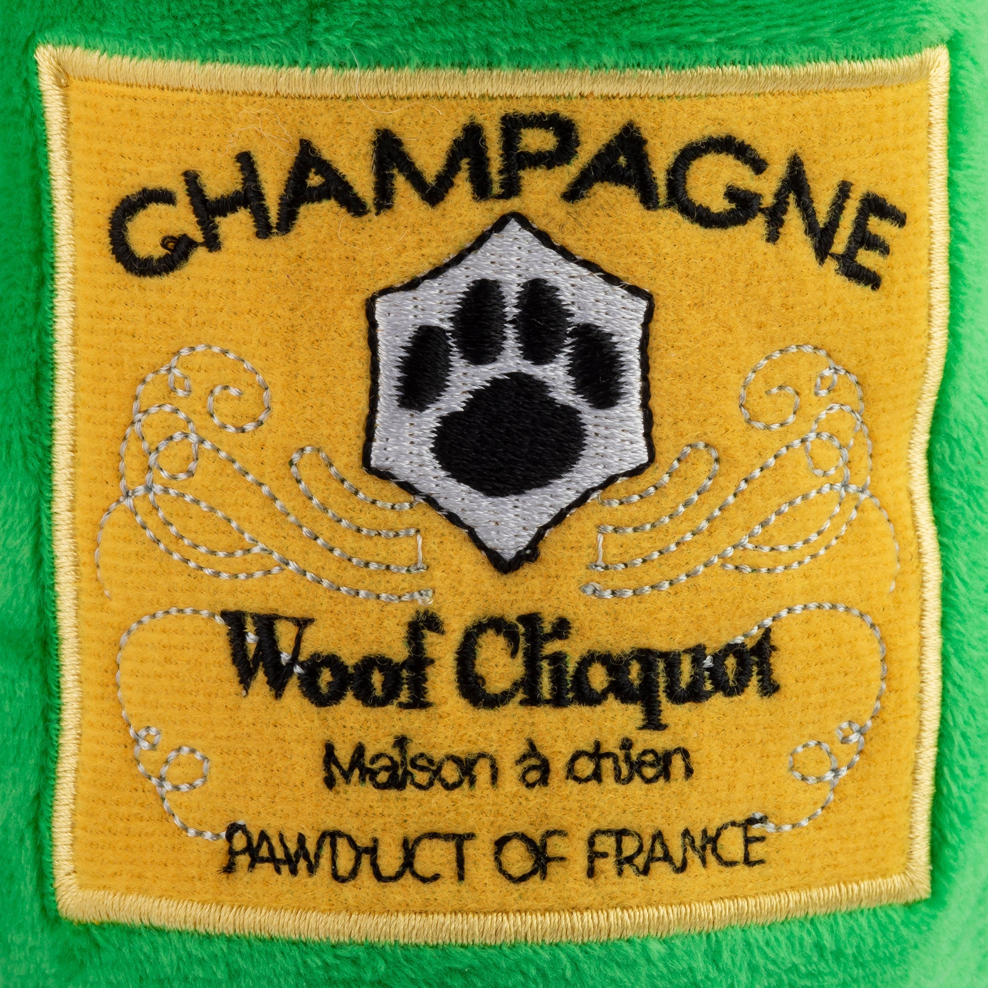 Haute Diggity Dog Woof Clicquot Classic Plush Dog Toy