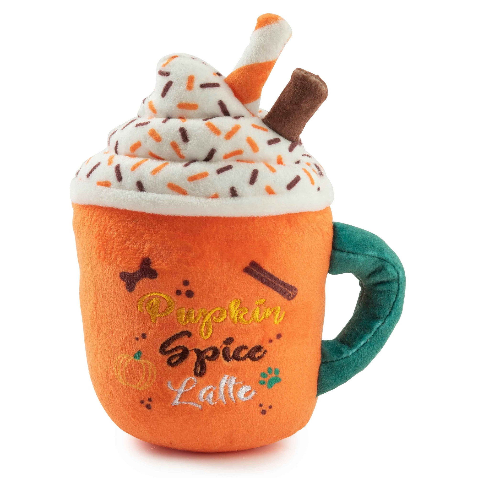 Haute Diggity Dog Pupkin Spice Latte Mug Plush Dog Toy