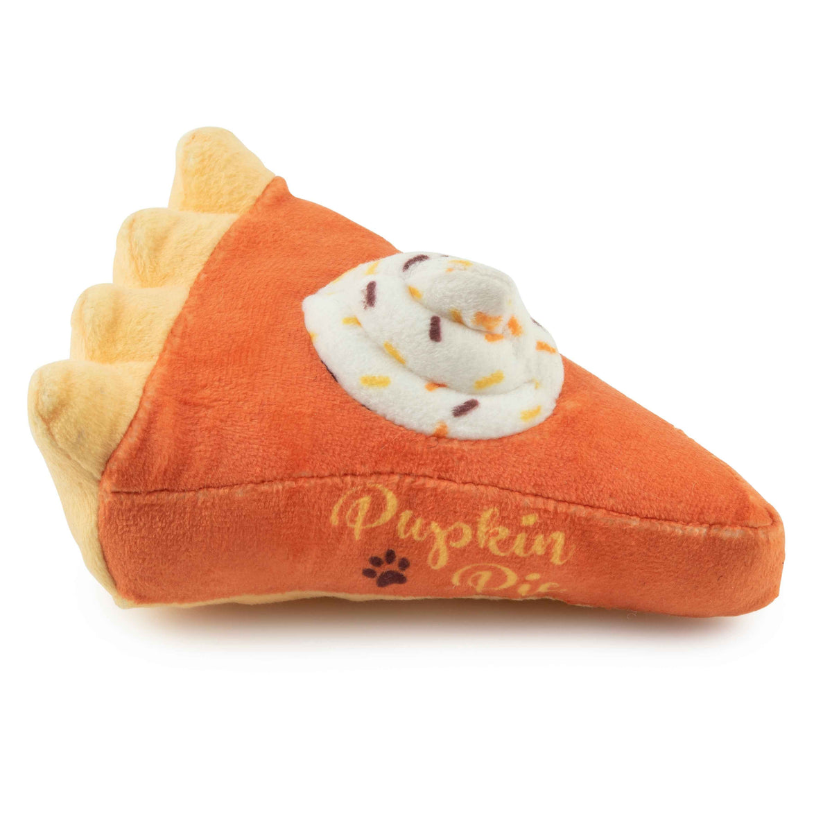 Haute Diggity Dog Pupkin Pie Slice Plush Dog Toy