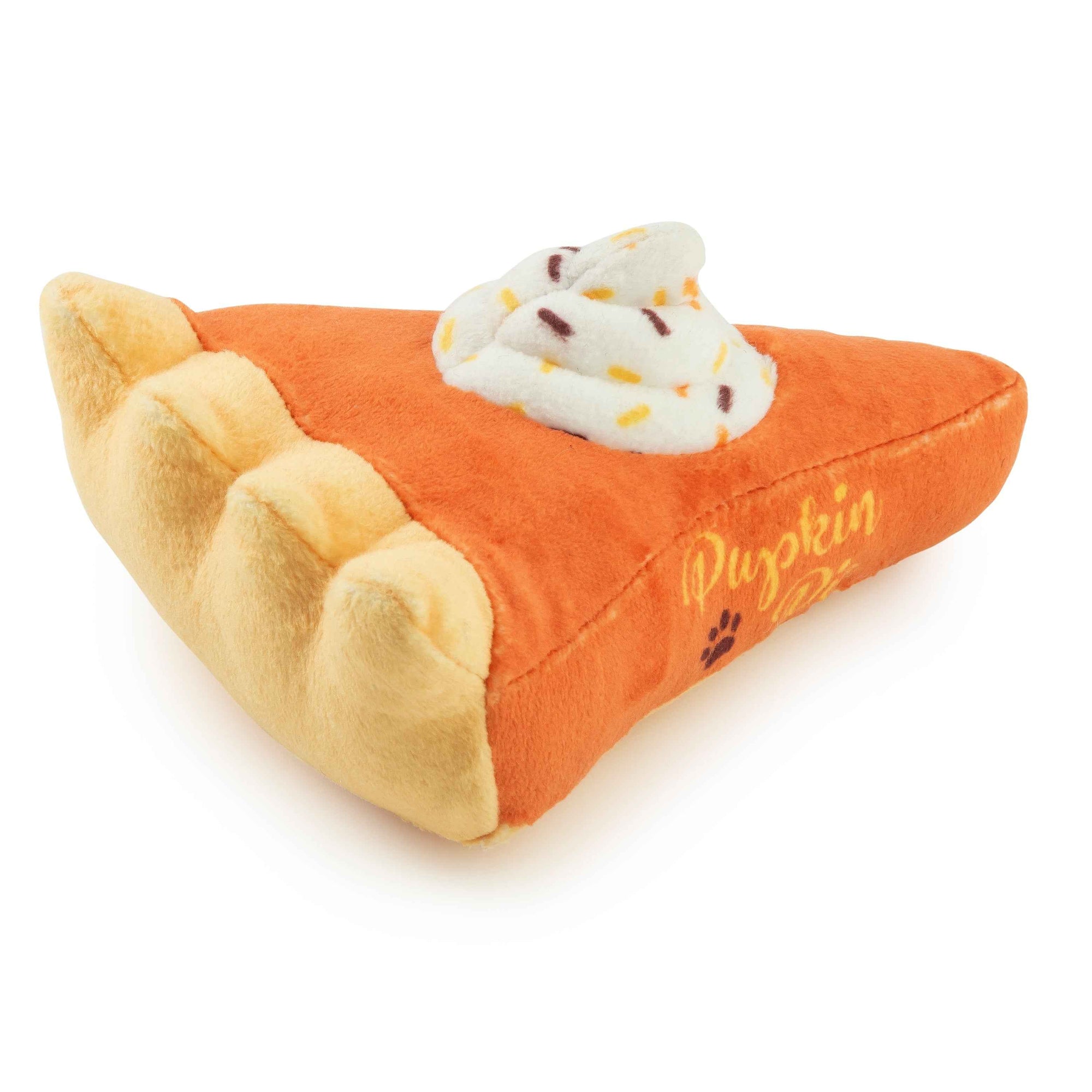 Haute Diggity Dog Pupkin Pie Slice Plush Dog Toy