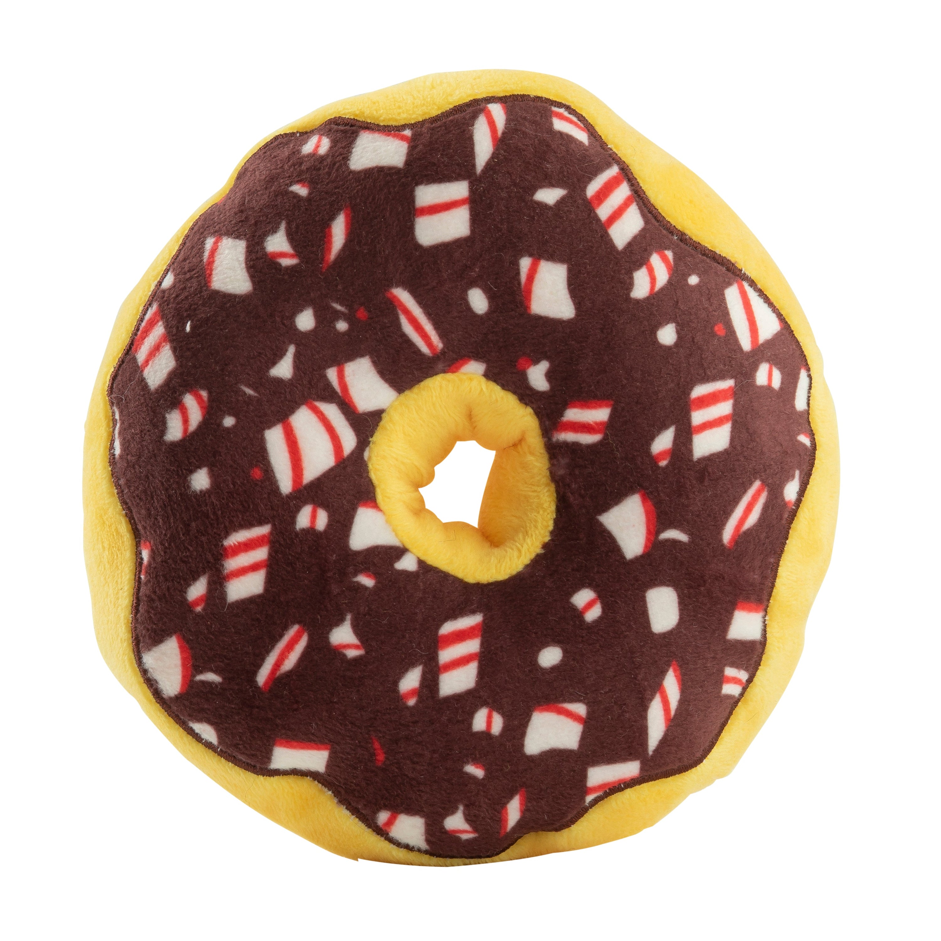 Haute Diggity Dog Puppermint Donut Holiday Christmas Plush Dog Toy