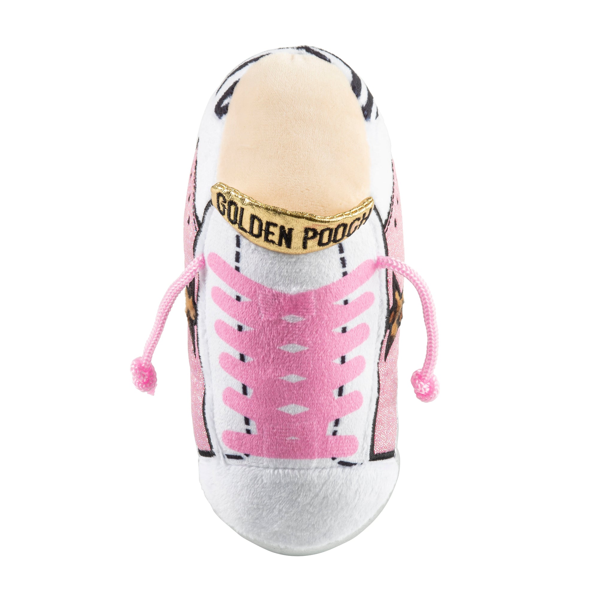 Haute Diggity Dog Golden Pooch - Pink Plush Dog Toy