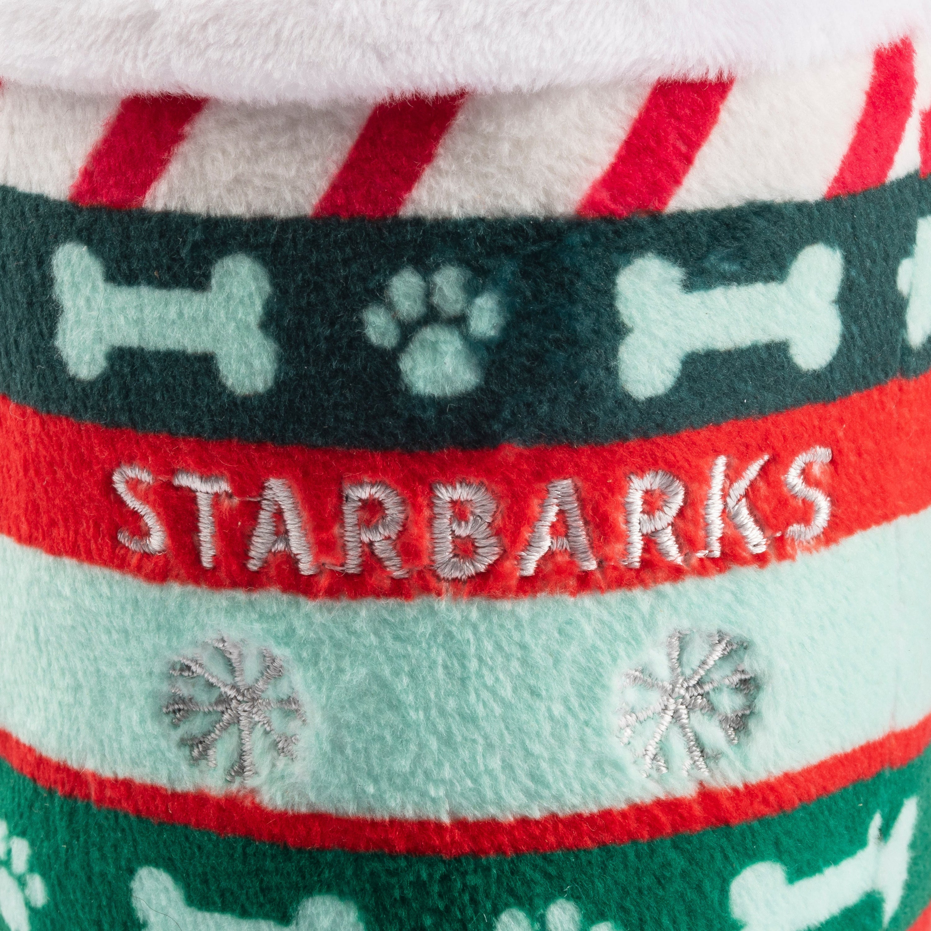 Haute Diggity Dog Starbarks Ginger Bark Latte Holiday Christmas Plush Dog Toy