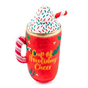 Haute Diggity Dog Howliday Cheer Mug Holiday Christmas Plush Dog Toy