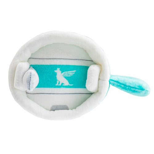 Haute Diggity Dog Snuggly Cup - Teal Plush Dog Toy