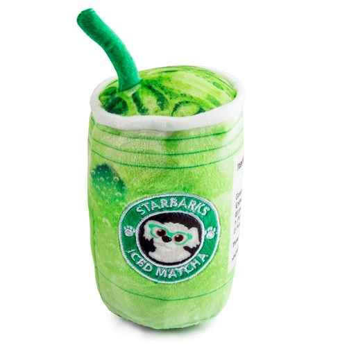 Haute Diggity Dog Starbarks Iced Matcha Plush Dog Toy