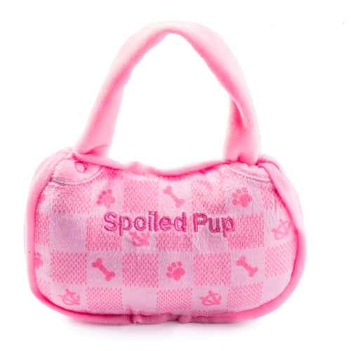 Haute Diggity Dog Pink Checker Chewy Vuiton Handbag Dog Leash