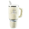 Haute Diggity Dog Snuggly Cup - Ivory Plush Dog Toy