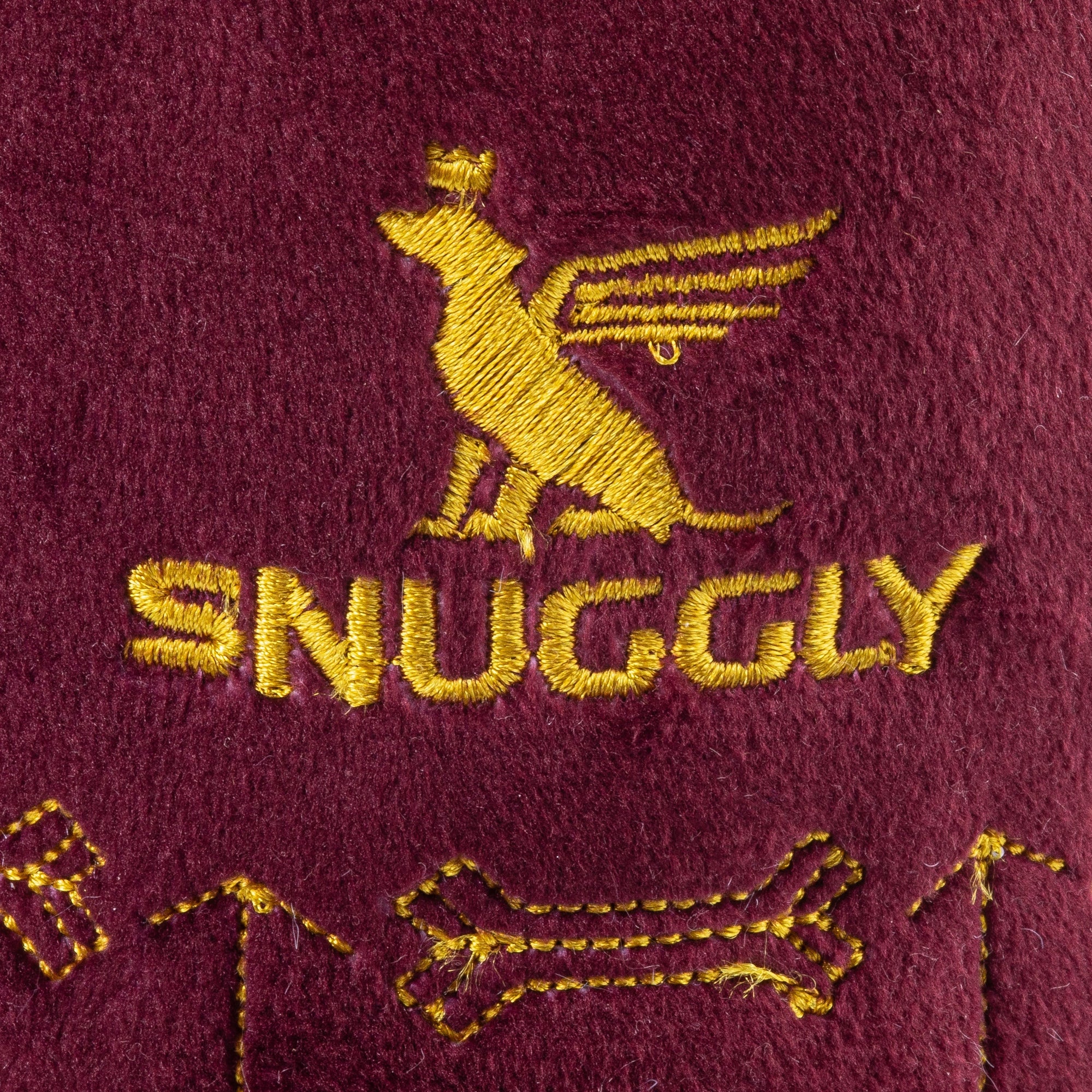 Haute Diggity Dog Holiday Snuggly Cup - Red Christmas Plush Dog Toy