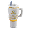 Haute Diggity Dog Holiday Snuggly Cup - Ivory Christmas Plush Dog Toy