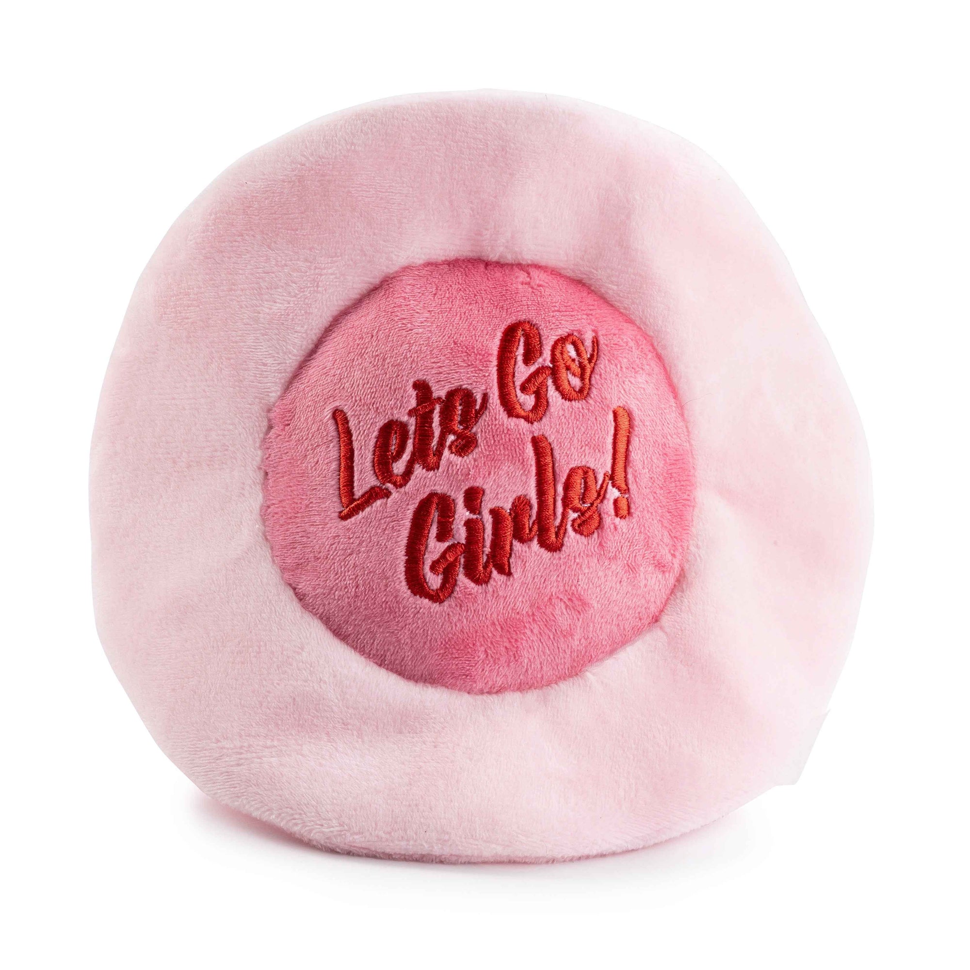 Haute Diggity Dog Pink Cowgirl Hat Plush Dog Toy