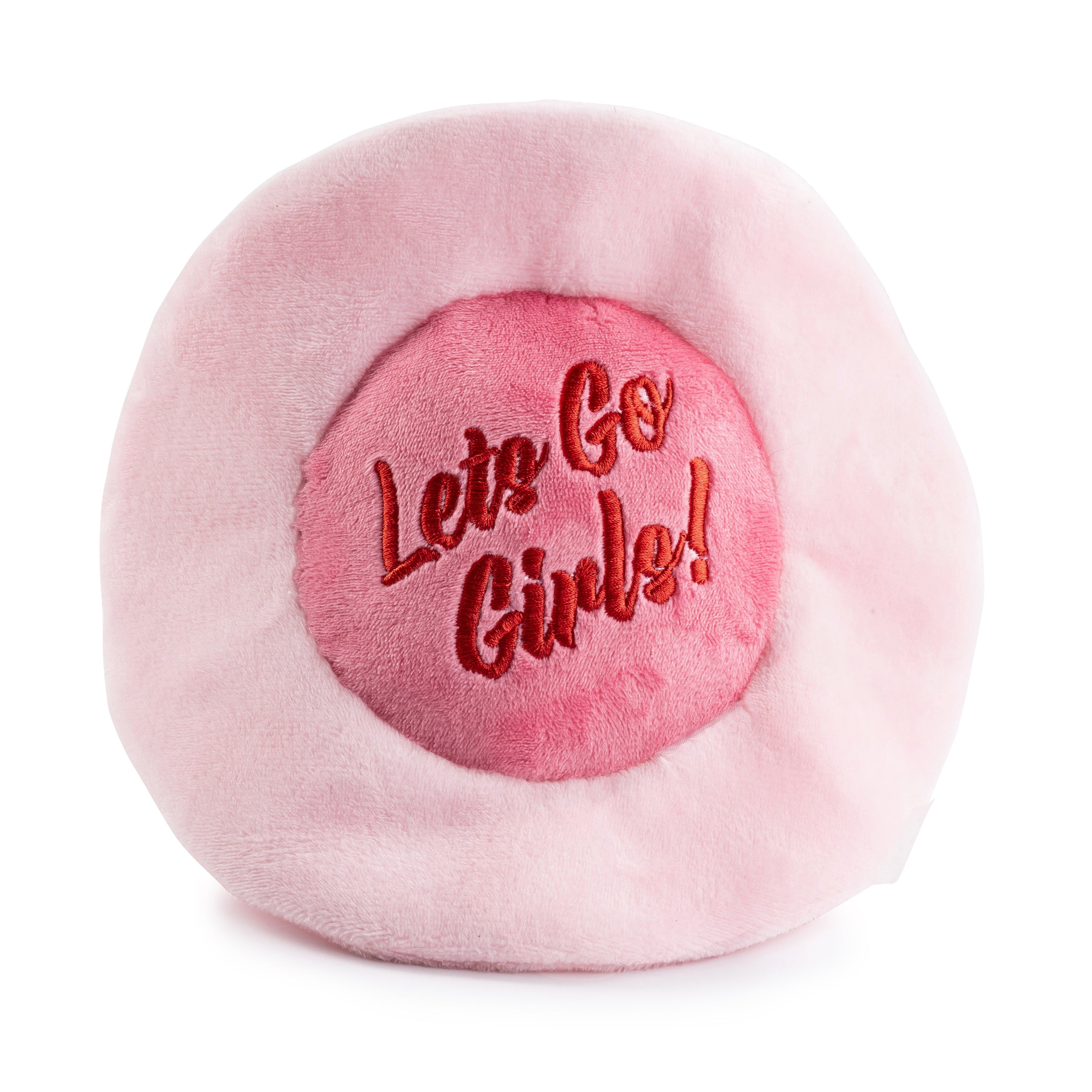 Haute Diggity Dog Pink Cowgirl Hat Plush Dog Toy