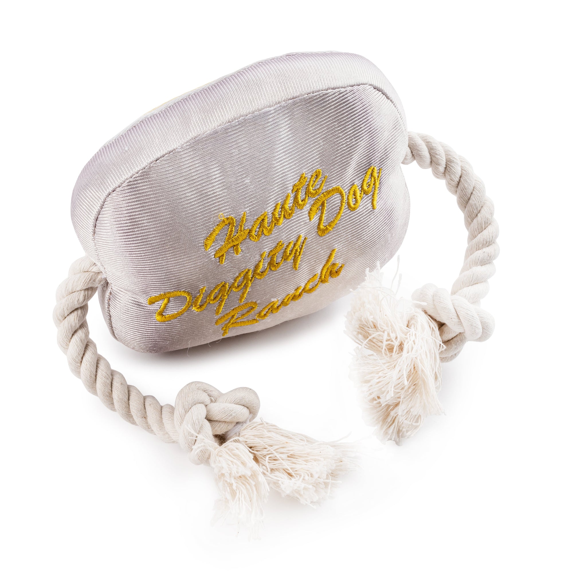 Haute Diggity Dog Western Belt Buckle Plush Dog Toy