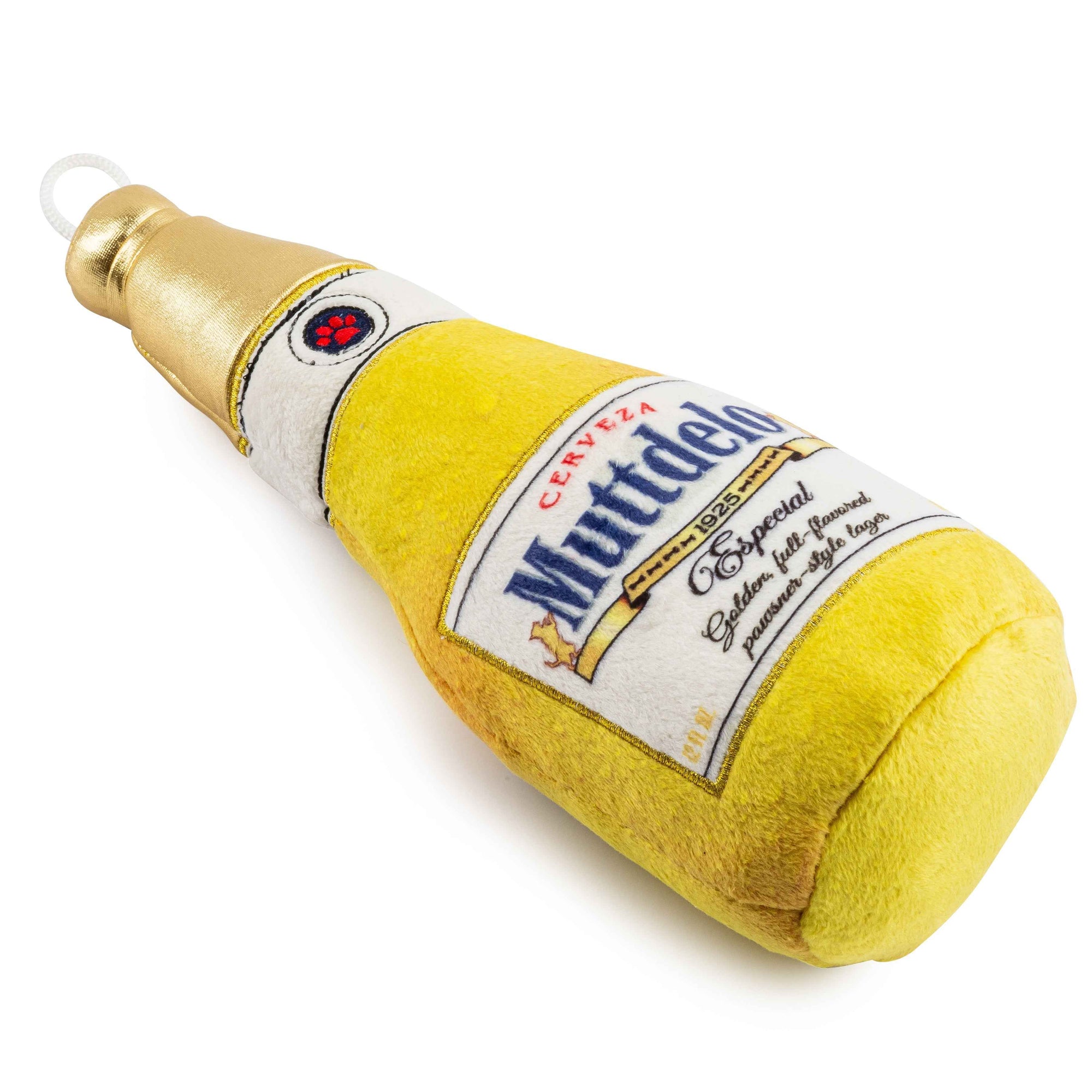 Haute Diggity Dog Muttdelo Beer Bottle Plush Dog Toy
